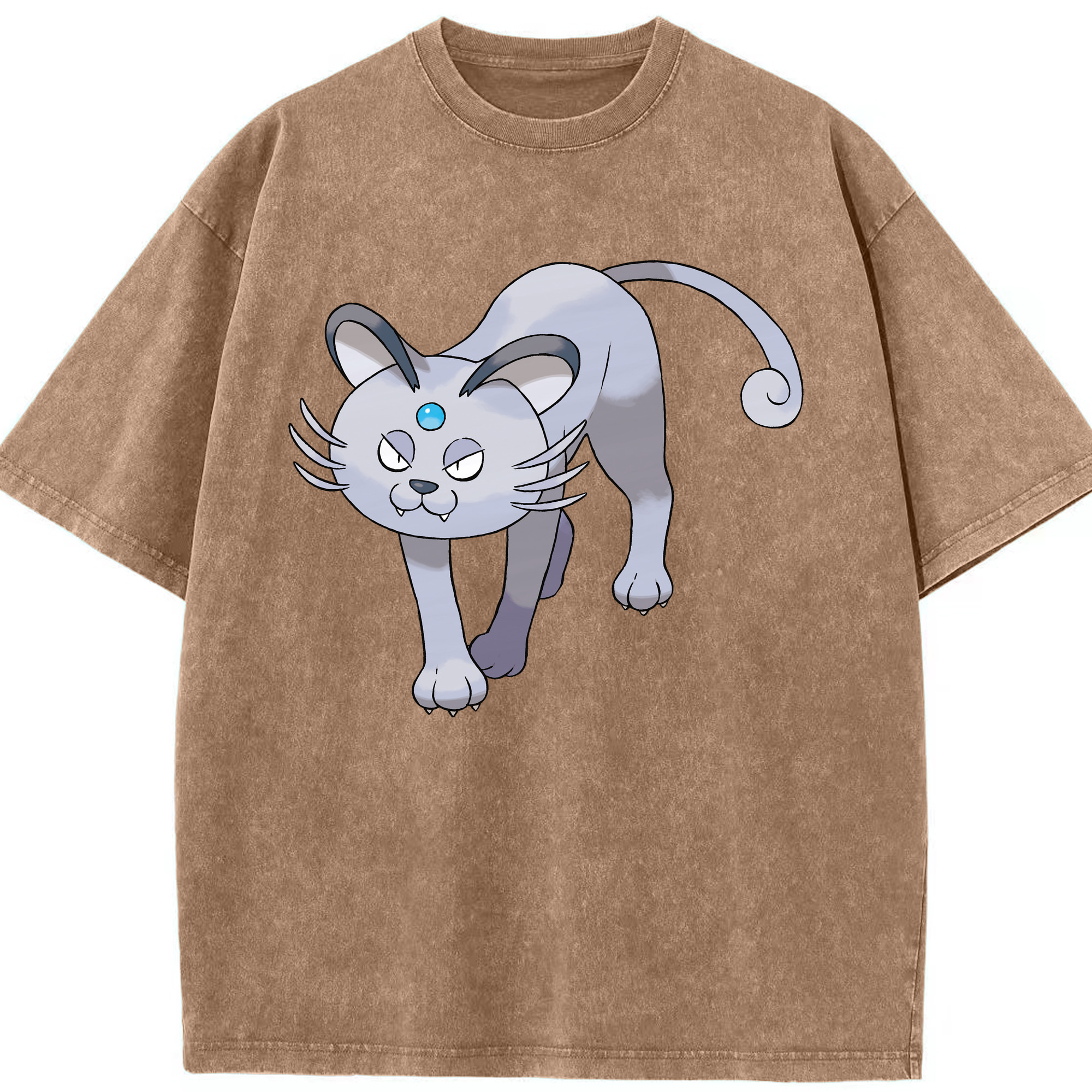（画像用） ポケットモンスター Pokémon 綿100% ヴィンテージ風 半袖Tシャツ（フロントプリント）