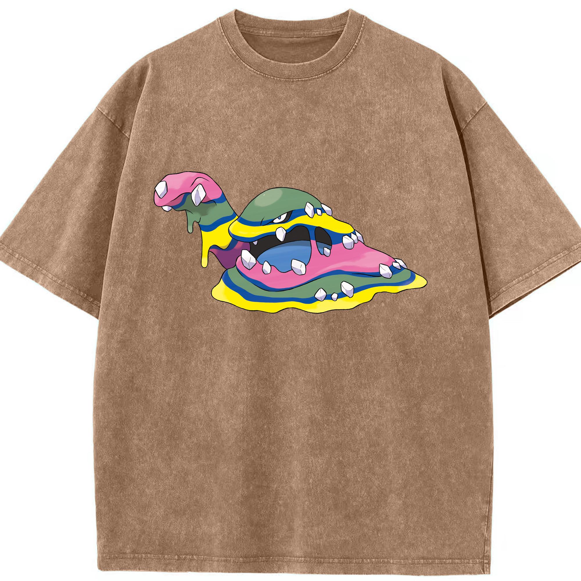（画像用） ポケットモンスター Pokémon 綿100% ヴィンテージ風 半袖Tシャツ（フロントプリント）
