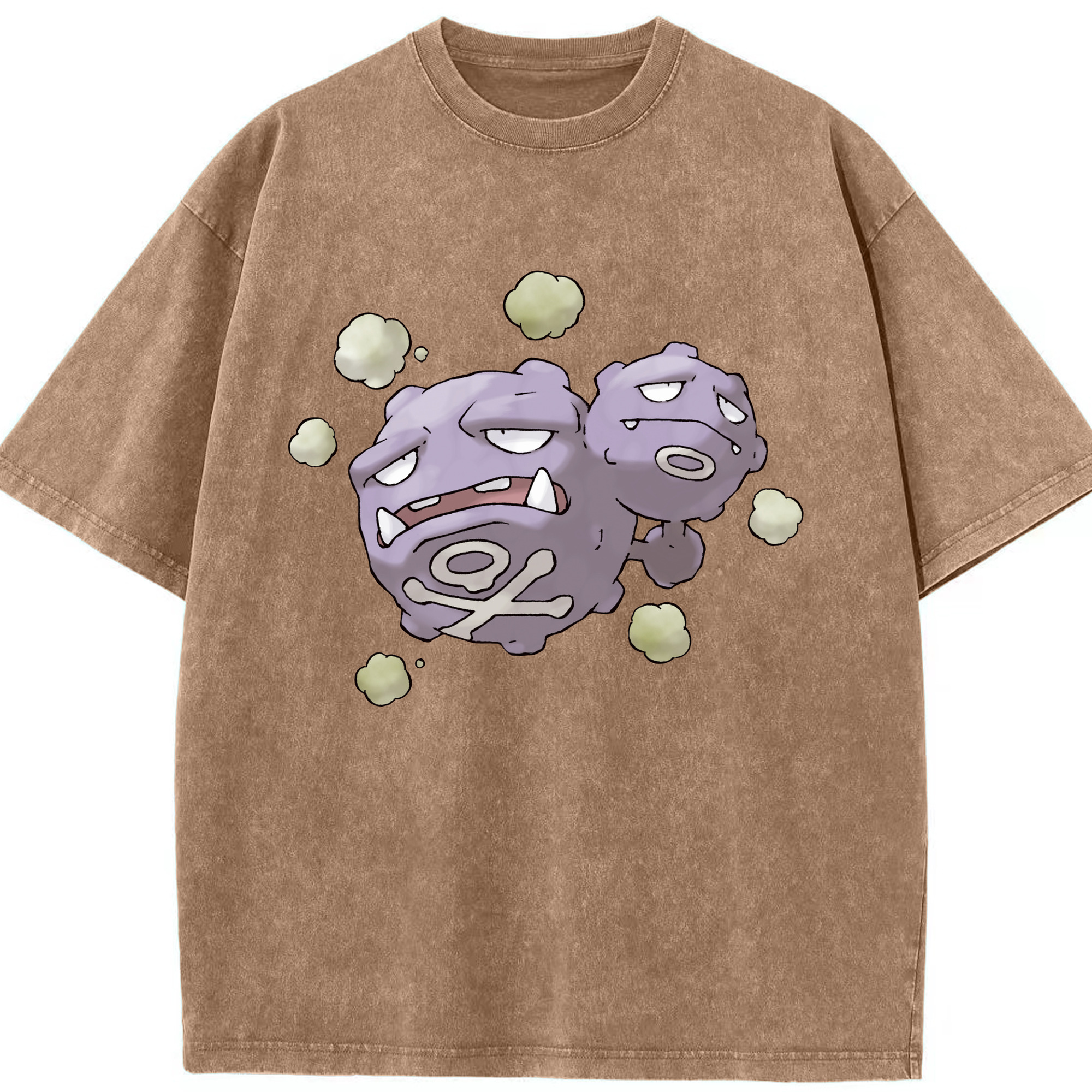 （画像用） ポケットモンスター Pokémon 綿100% ヴィンテージ風 半袖Tシャツ（フロントプリント）