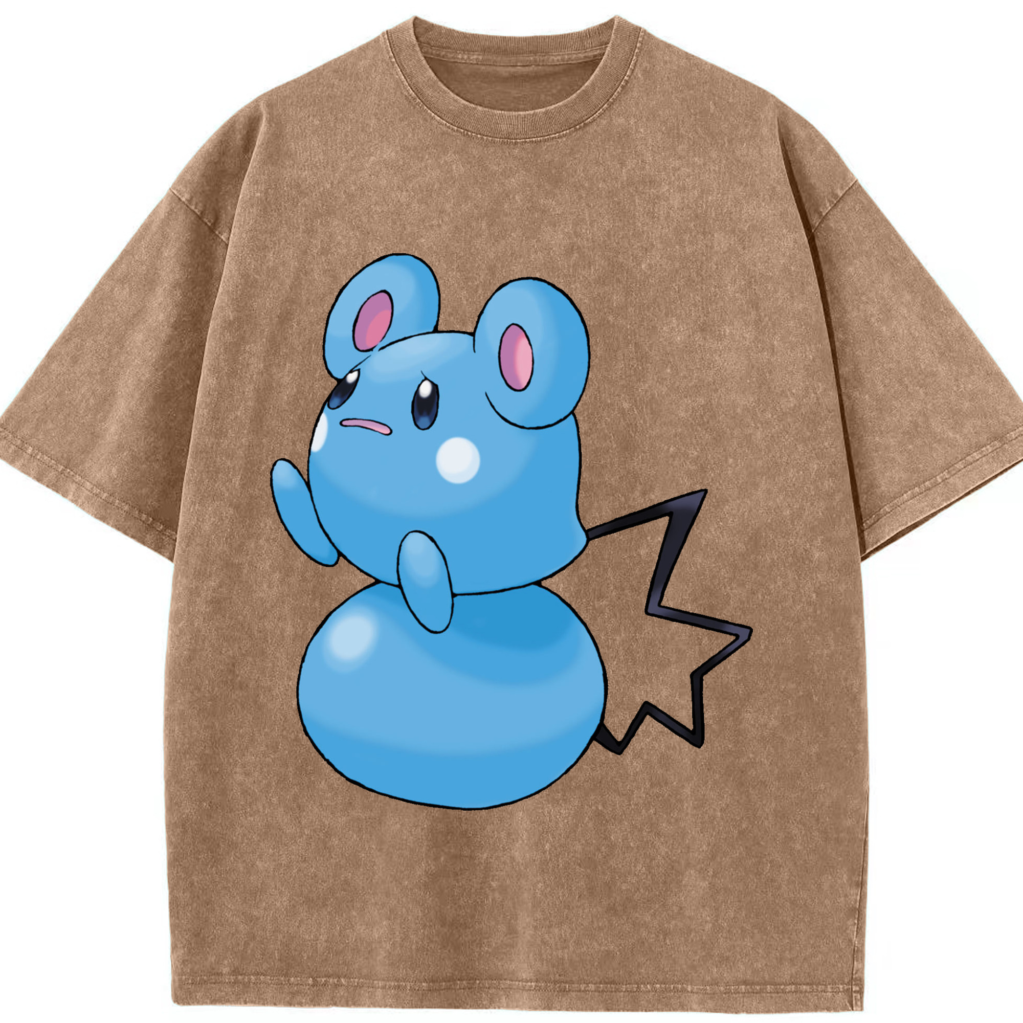 （画像用） ポケットモンスター Pokémon 綿100% ヴィンテージ風 半袖Tシャツ（フロントプリント）