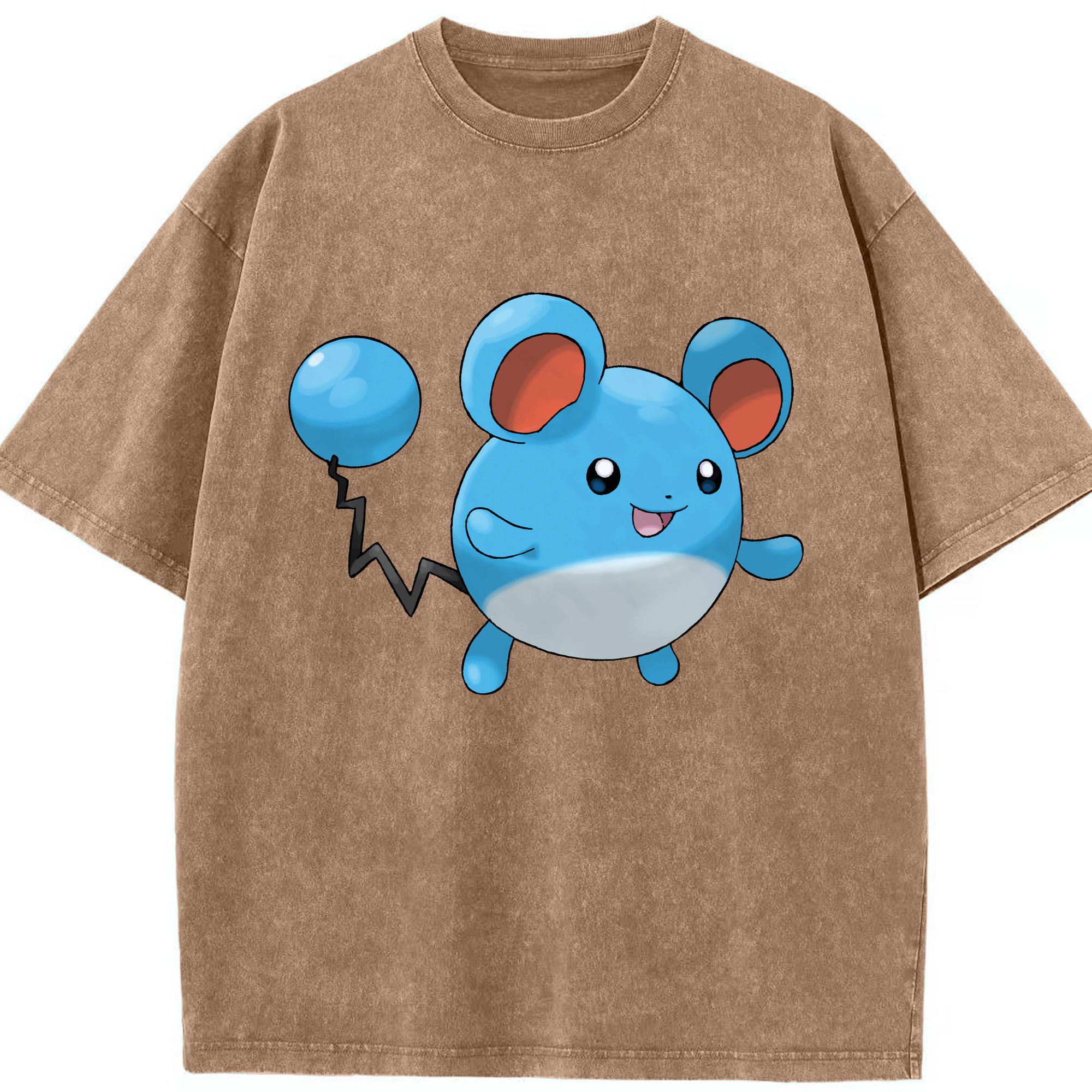 （画像用） ポケットモンスター Pokémon 綿100% ヴィンテージ風 半袖Tシャツ（フロントプリント）