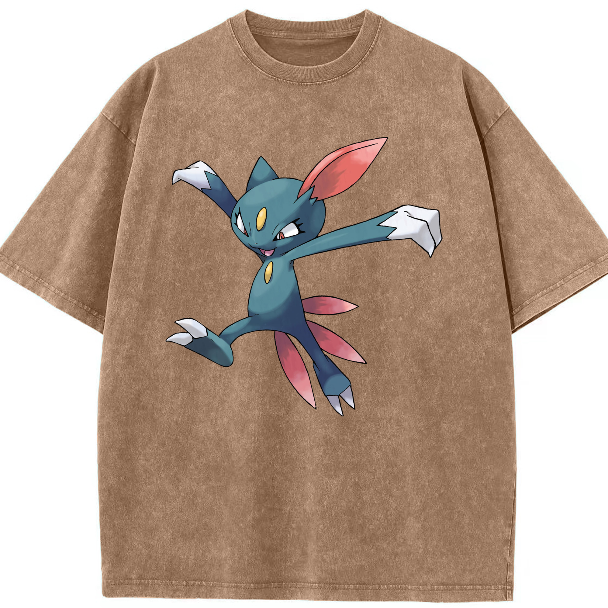 （画像用） ポケットモンスター Pokémon 綿100% ヴィンテージ風 半袖Tシャツ（フロントプリント）
