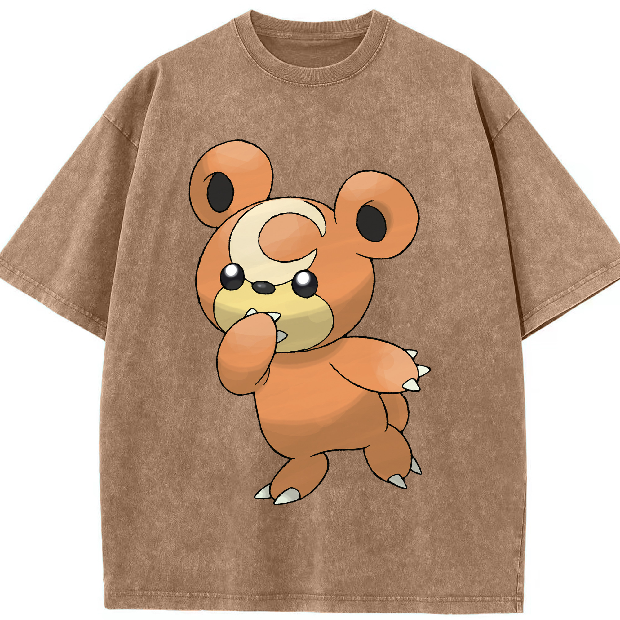 （画像用） ポケットモンスター Pokémon 綿100% ヴィンテージ風 半袖Tシャツ（フロントプリント）