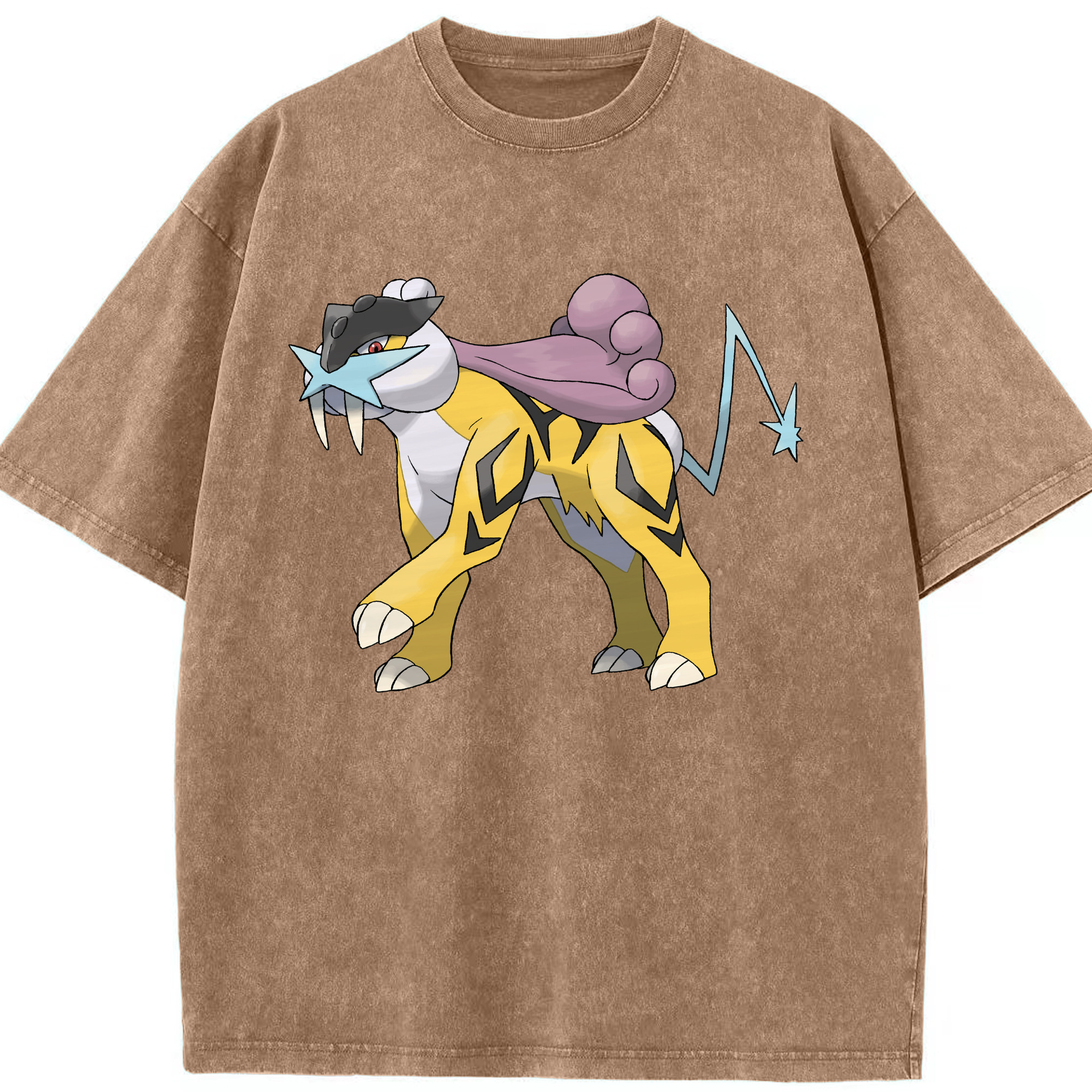 （画像用） ポケットモンスター Pokémon 綿100% ヴィンテージ風 半袖Tシャツ（フロントプリント）