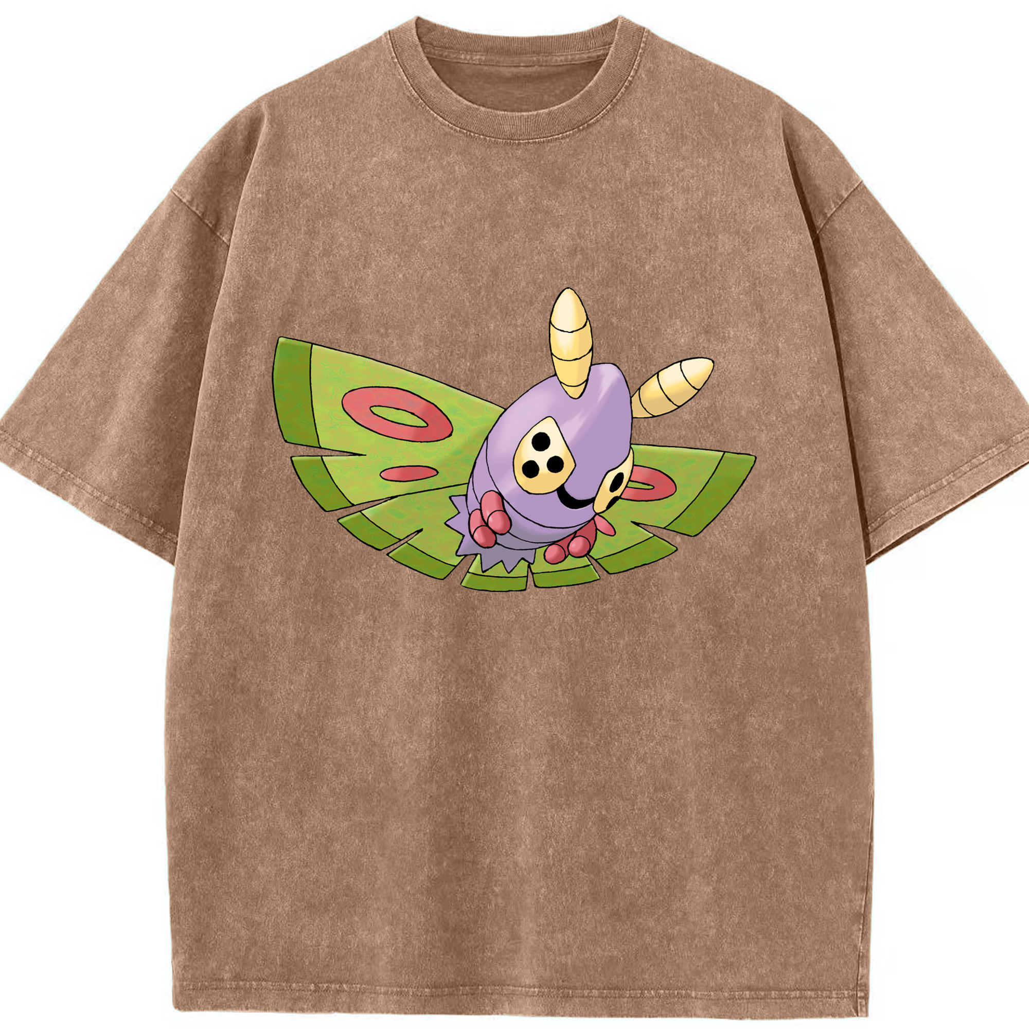 （画像用） ポケットモンスター Pokémon 綿100% ヴィンテージ風 半袖Tシャツ（フロントプリント）