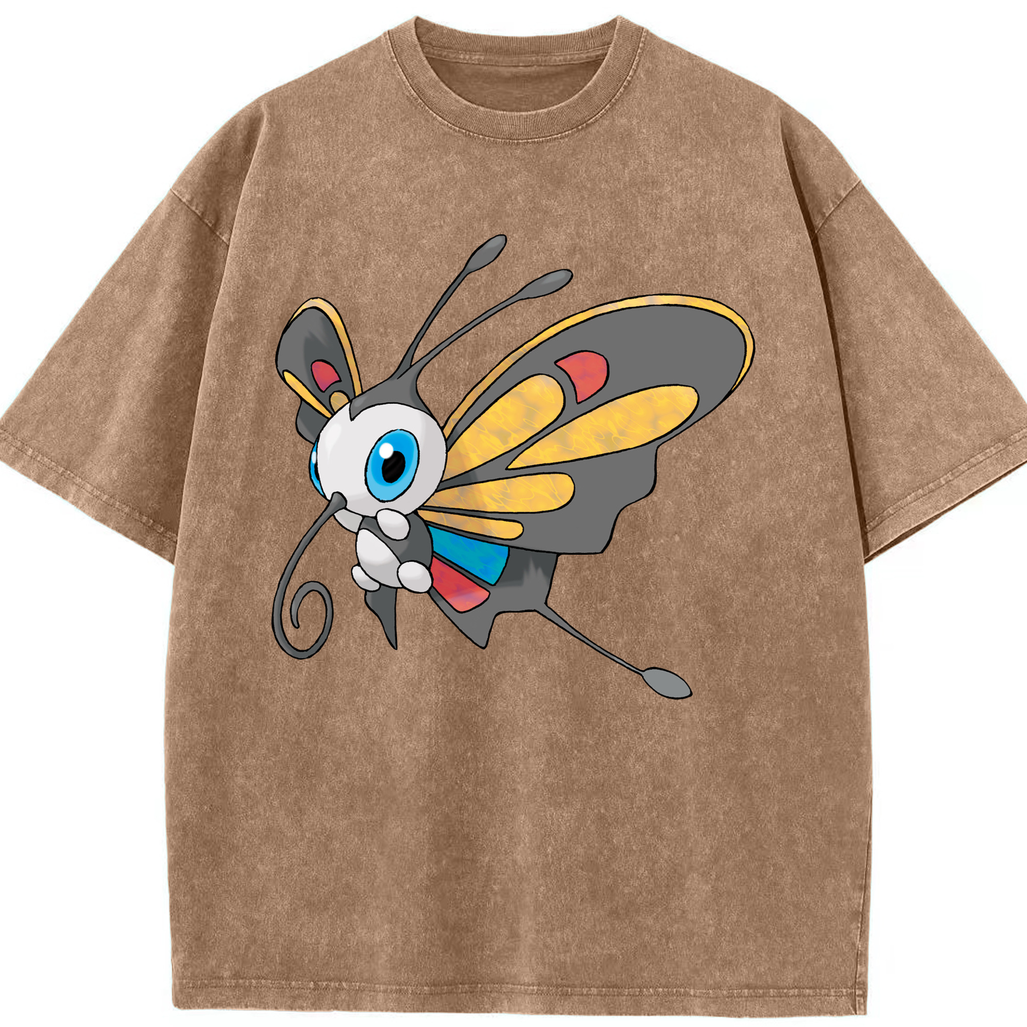 （画像用） ポケットモンスター Pokémon 綿100% ヴィンテージ風 半袖Tシャツ（フロントプリント）