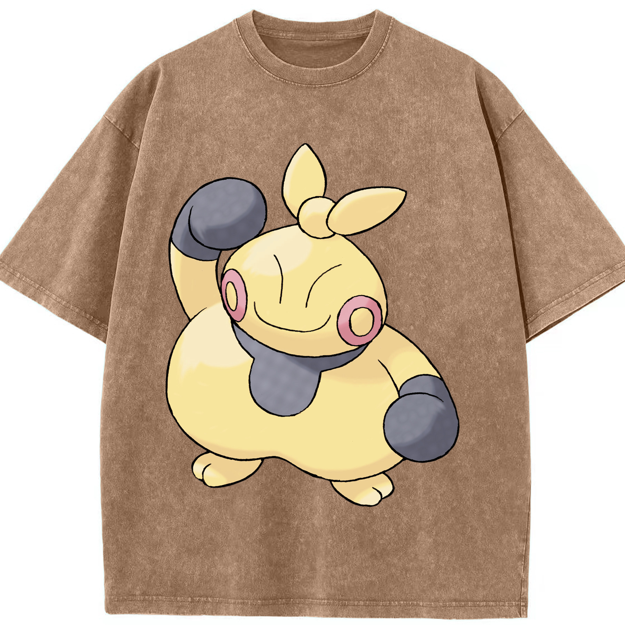 （画像用） ポケットモンスター Pokémon 綿100% ヴィンテージ風 半袖Tシャツ（フロントプリント）