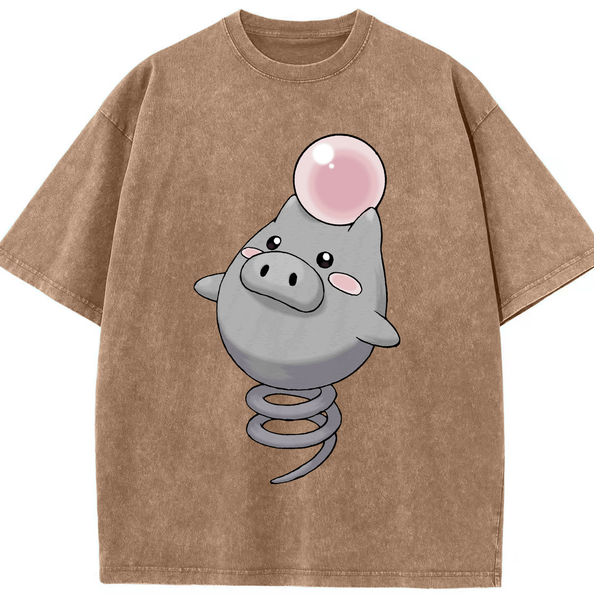 （画像用） ポケットモンスター Pokémon 綿100% ヴィンテージ風 半袖Tシャツ（フロントプリント）