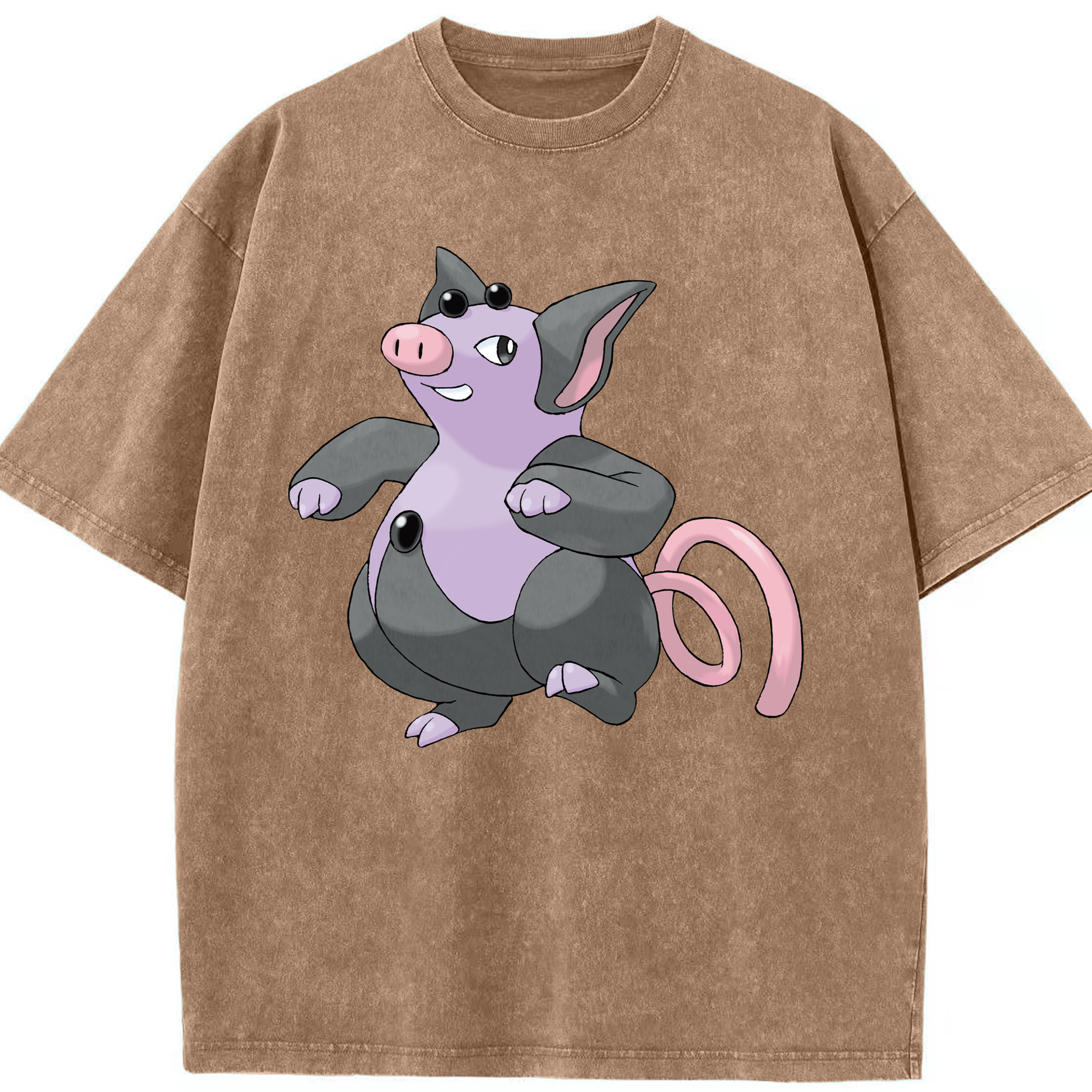（画像用） ポケットモンスター Pokémon 綿100% ヴィンテージ風 半袖Tシャツ（フロントプリント）