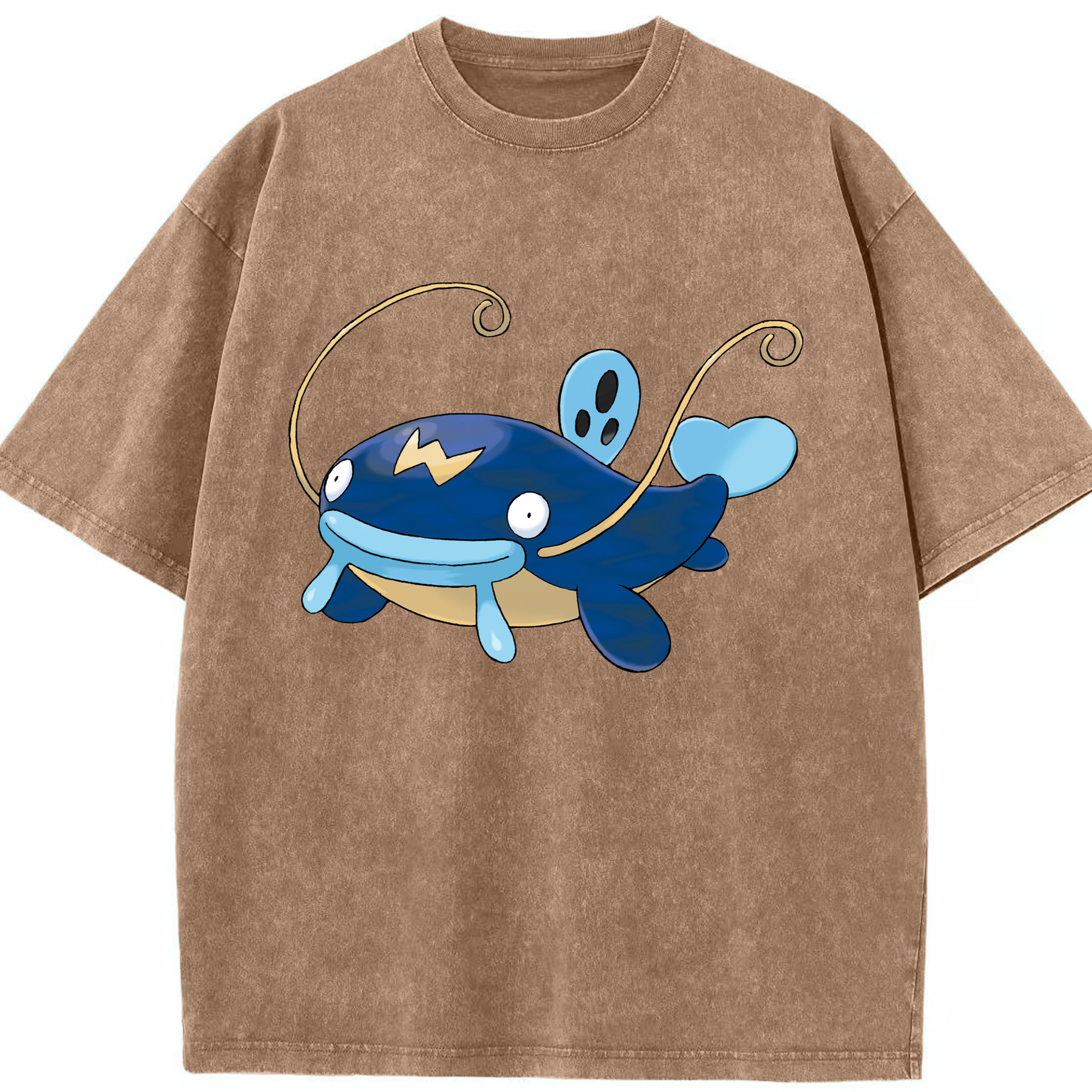 （画像用） ポケットモンスター Pokémon 綿100% ヴィンテージ風 半袖Tシャツ（フロントプリント）