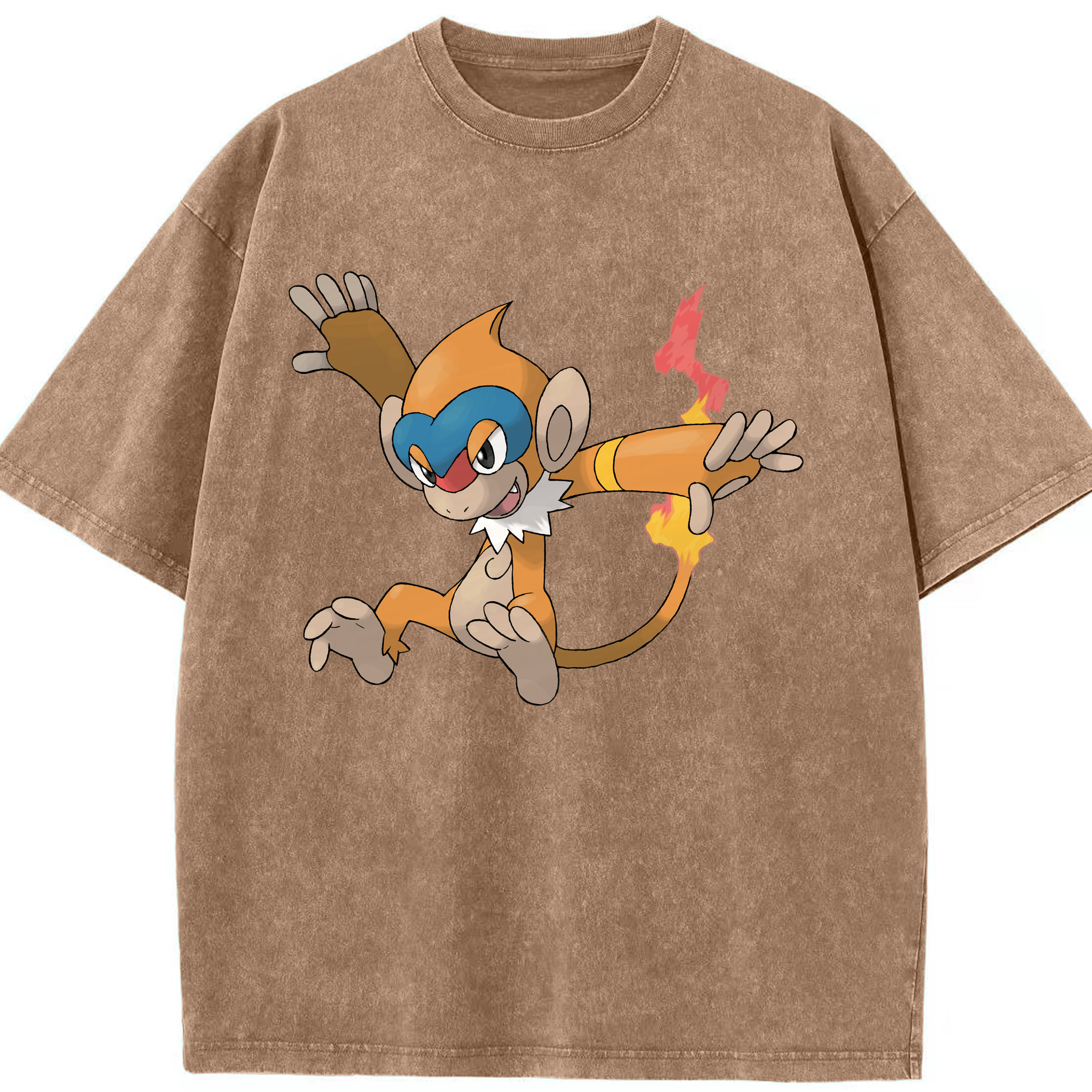 （画像用） ポケットモンスター Pokémon 綿100% ヴィンテージ風 半袖Tシャツ（フロントプリント）