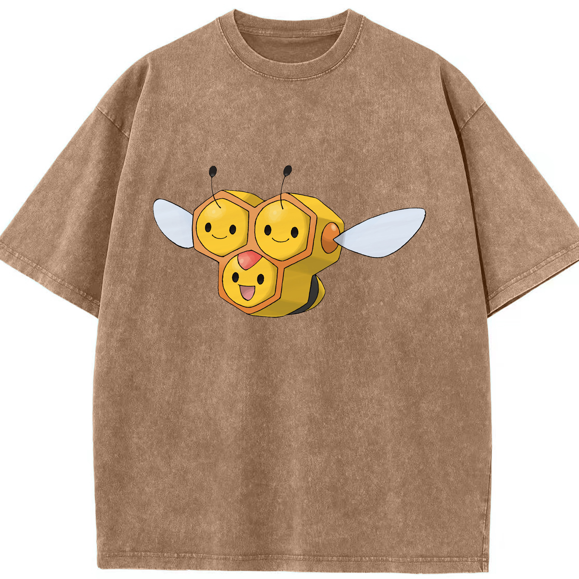 （画像用） ポケットモンスター Pokémon 綿100% ヴィンテージ風 半袖Tシャツ（フロントプリント）
