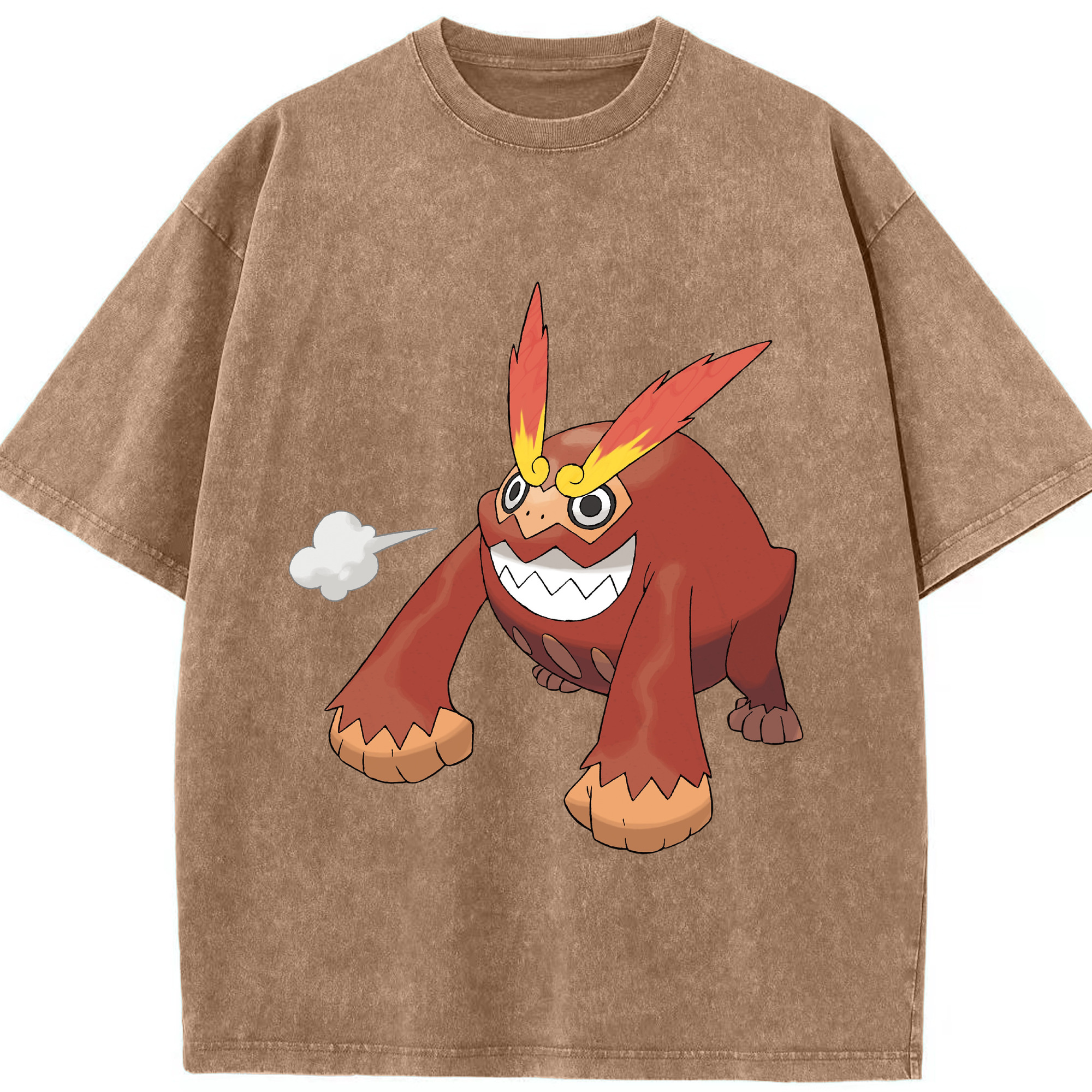 （画像用） ポケットモンスター Pokémon 綿100% ヴィンテージ風 半袖Tシャツ（フロントプリント）