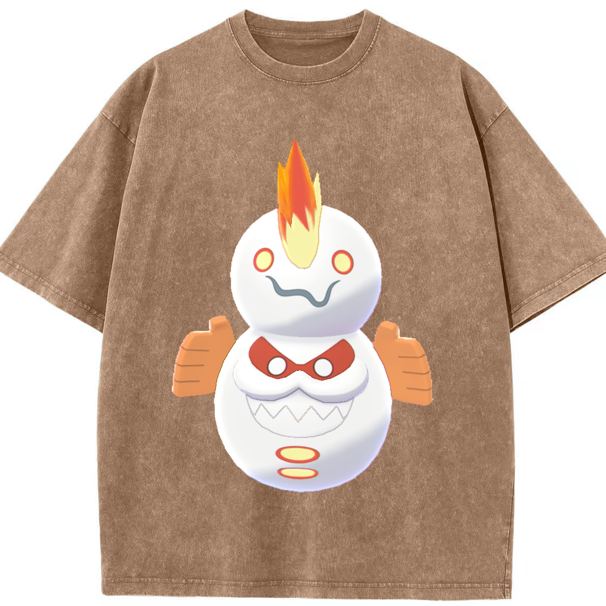 （画像用） ポケットモンスター Pokémon 綿100% ヴィンテージ風 半袖Tシャツ（フロントプリント）