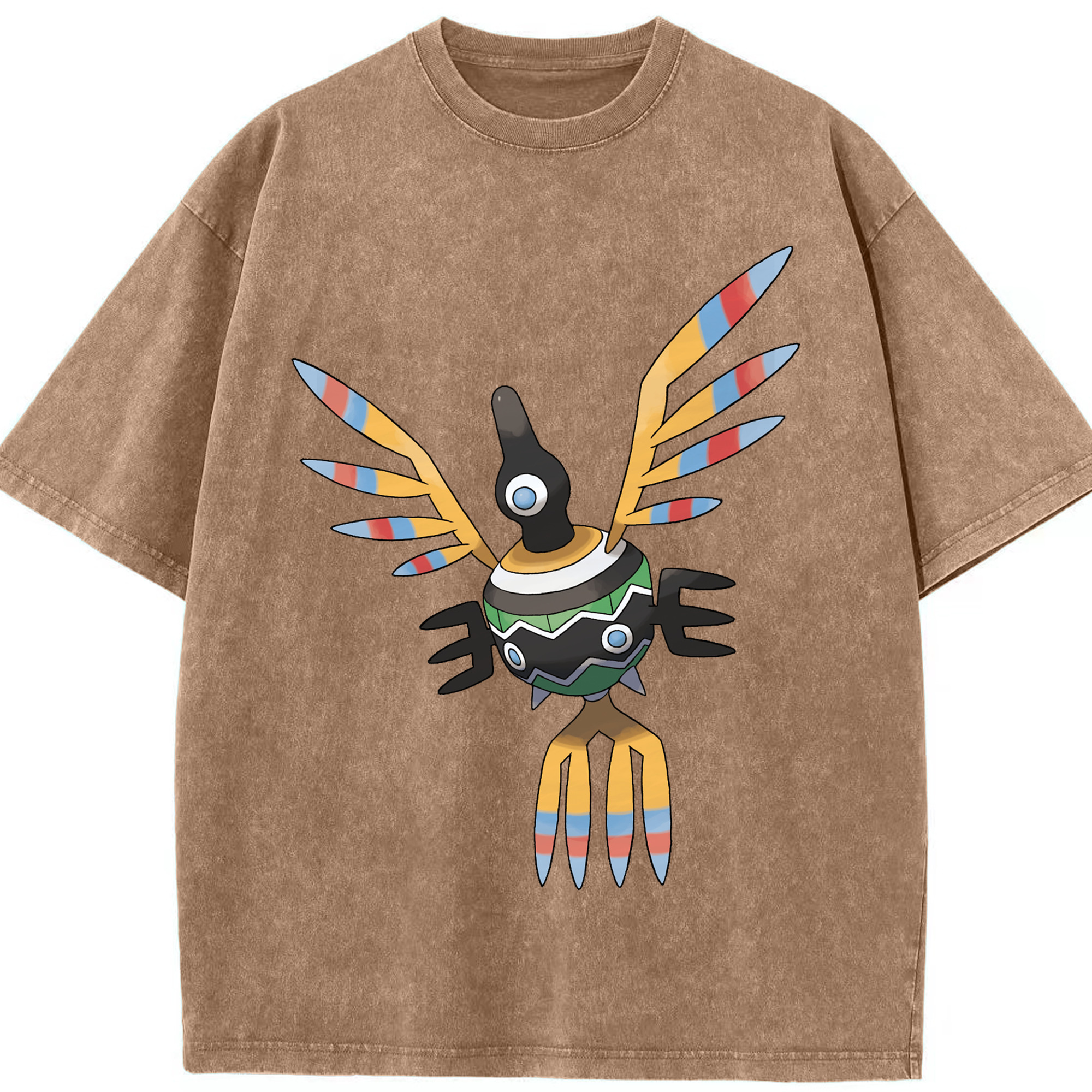 （画像用） ポケットモンスター Pokémon 綿100% ヴィンテージ風 半袖Tシャツ（フロントプリント）