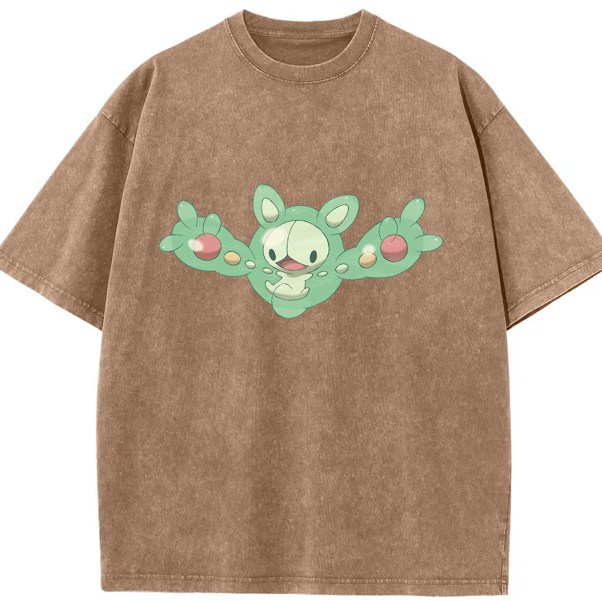 （画像用） ポケットモンスター Pokémon 綿100% ヴィンテージ風 半袖Tシャツ（フロントプリント）
