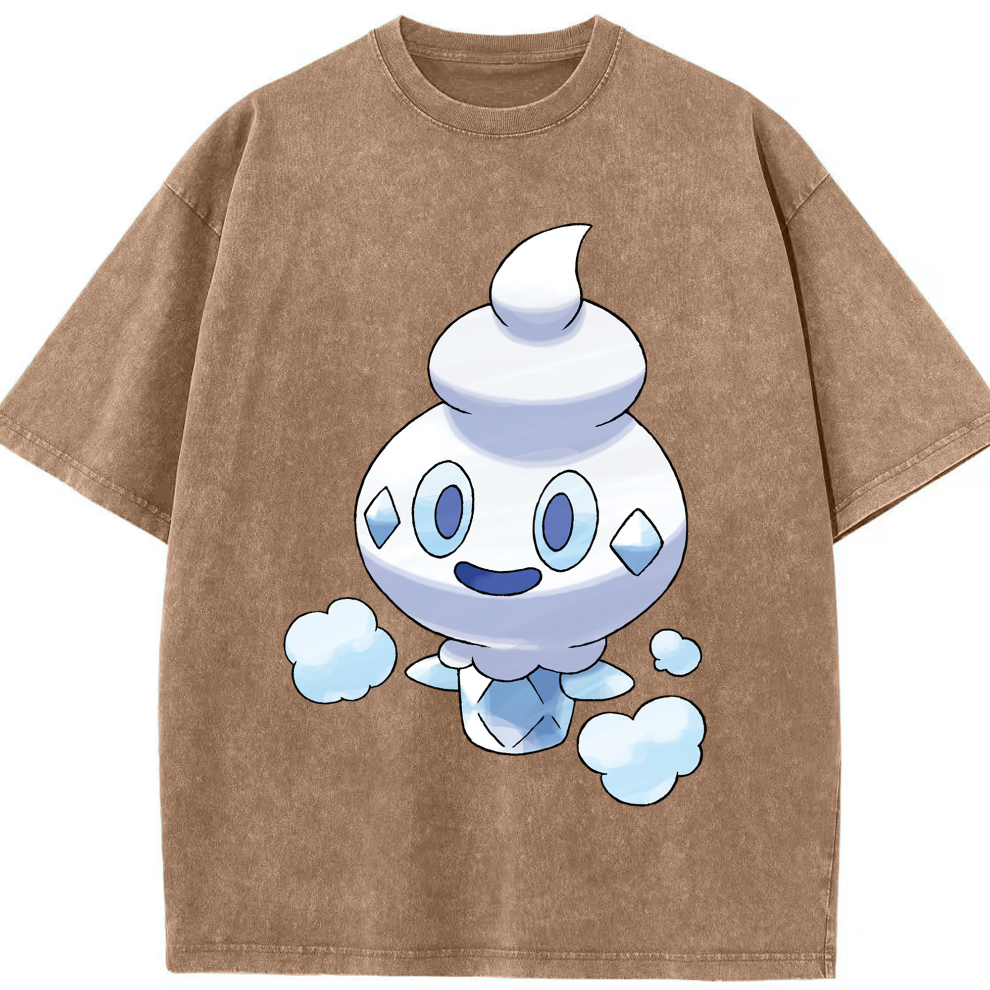 （画像用） ポケットモンスター Pokémon 綿100% ヴィンテージ風 半袖Tシャツ（フロントプリント）