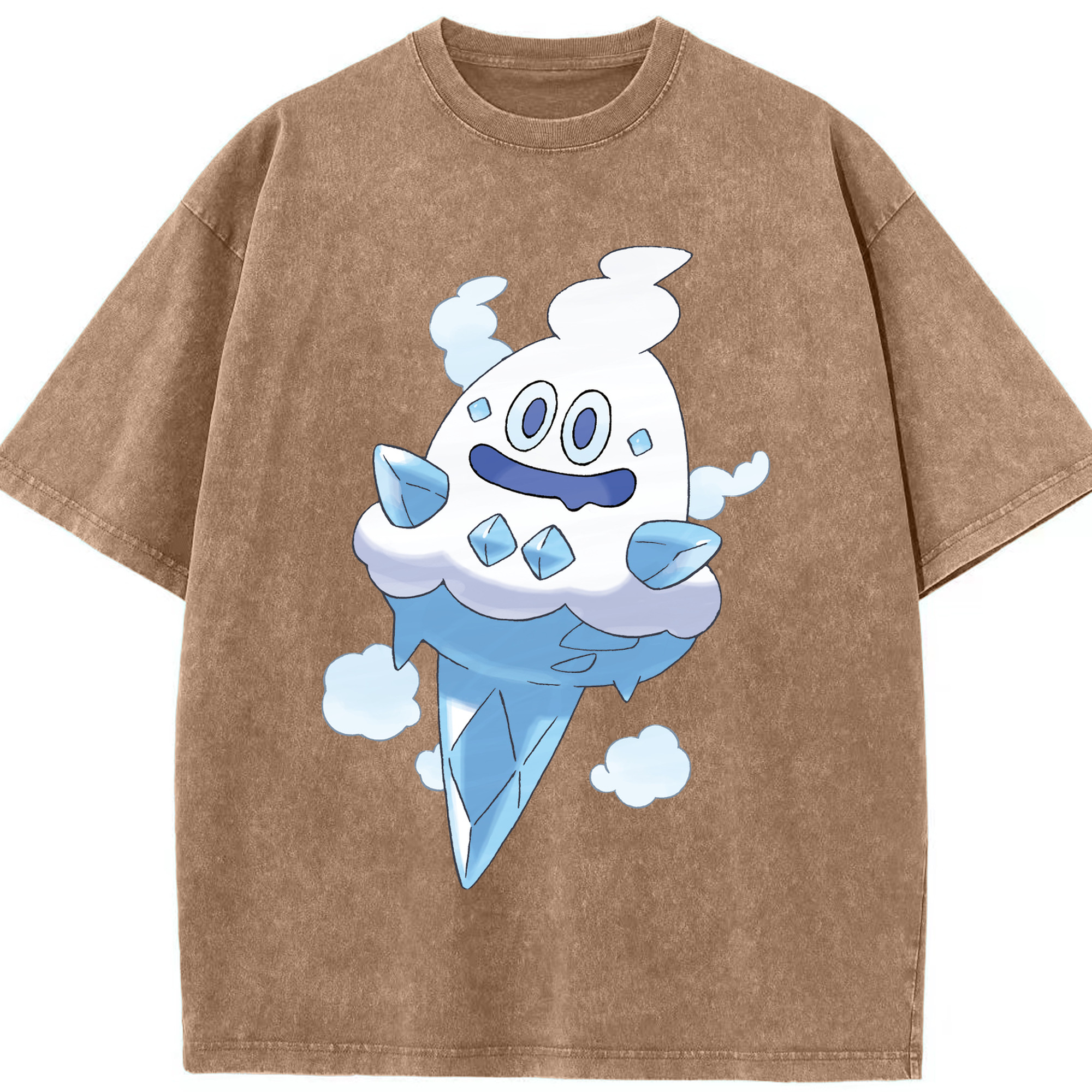 （画像用） ポケットモンスター Pokémon 綿100% ヴィンテージ風 半袖Tシャツ（フロントプリント）