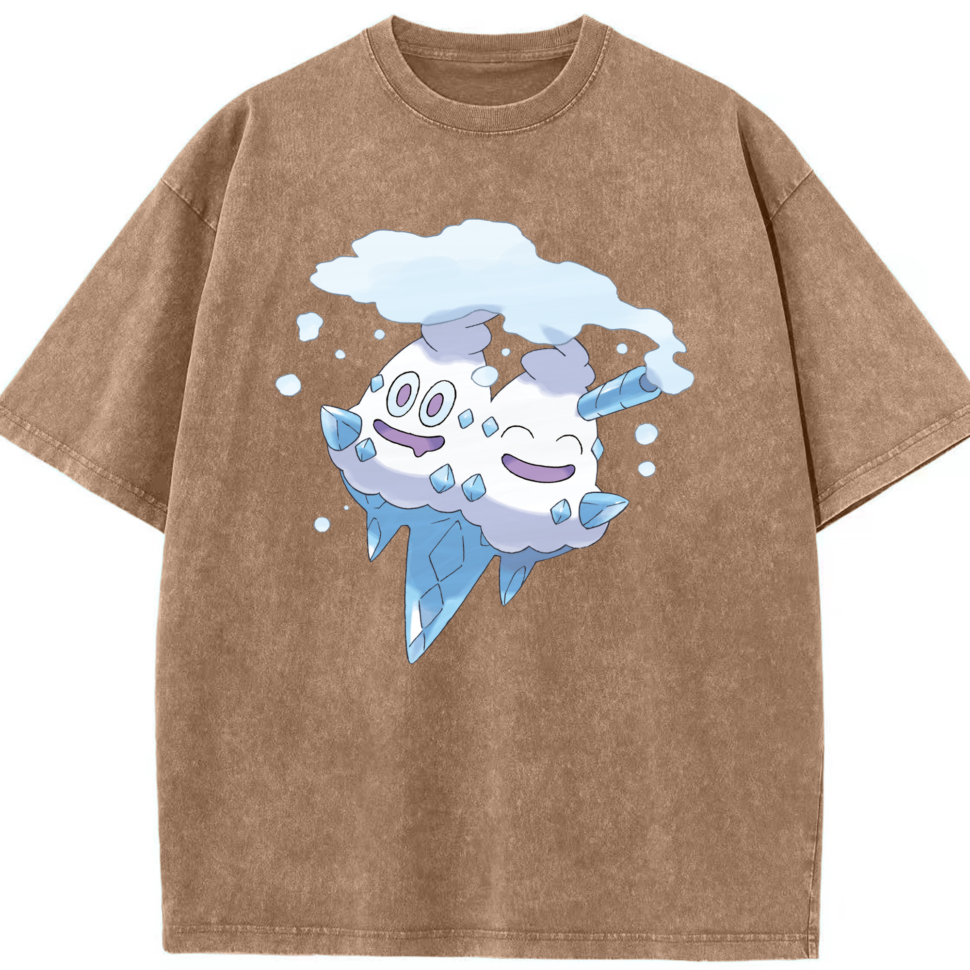 （画像用） ポケットモンスター Pokémon 綿100% ヴィンテージ風 半袖Tシャツ（フロントプリント）