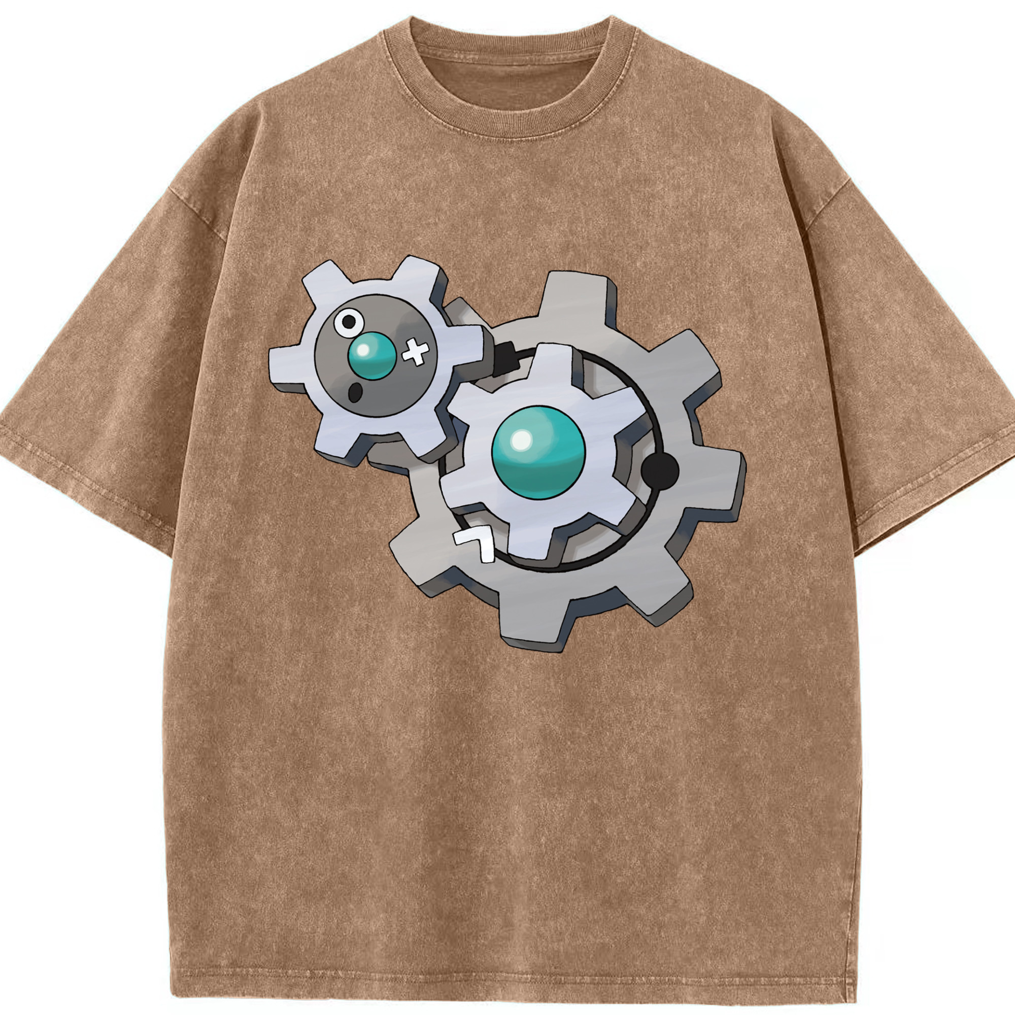 （画像用） ポケットモンスター Pokémon 綿100% ヴィンテージ風 半袖Tシャツ（フロントプリント）