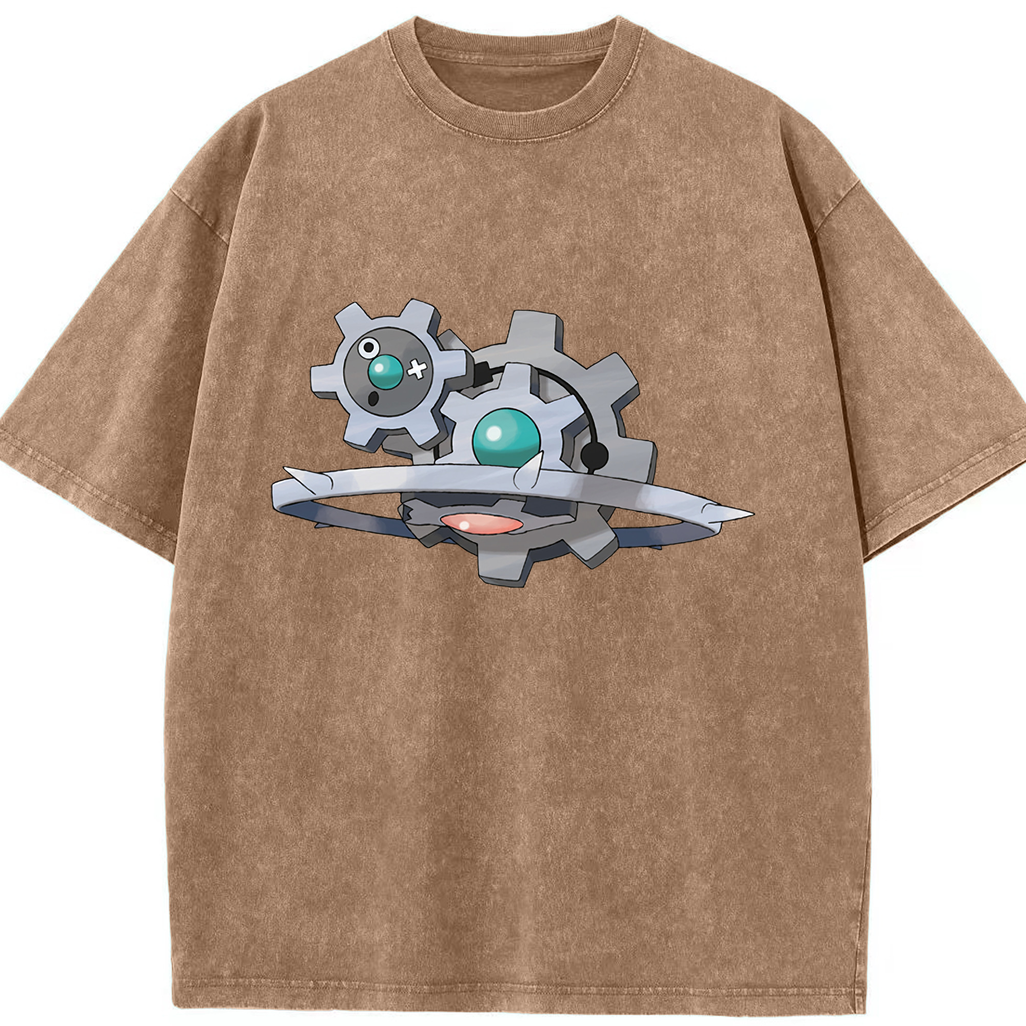 （画像用） ポケットモンスター Pokémon 綿100% ヴィンテージ風 半袖Tシャツ（フロントプリント）