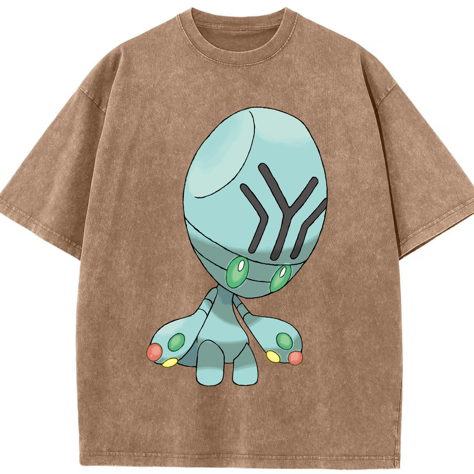 （画像用） ポケットモンスター Pokémon 綿100% ヴィンテージ風 半袖Tシャツ（フロントプリント）