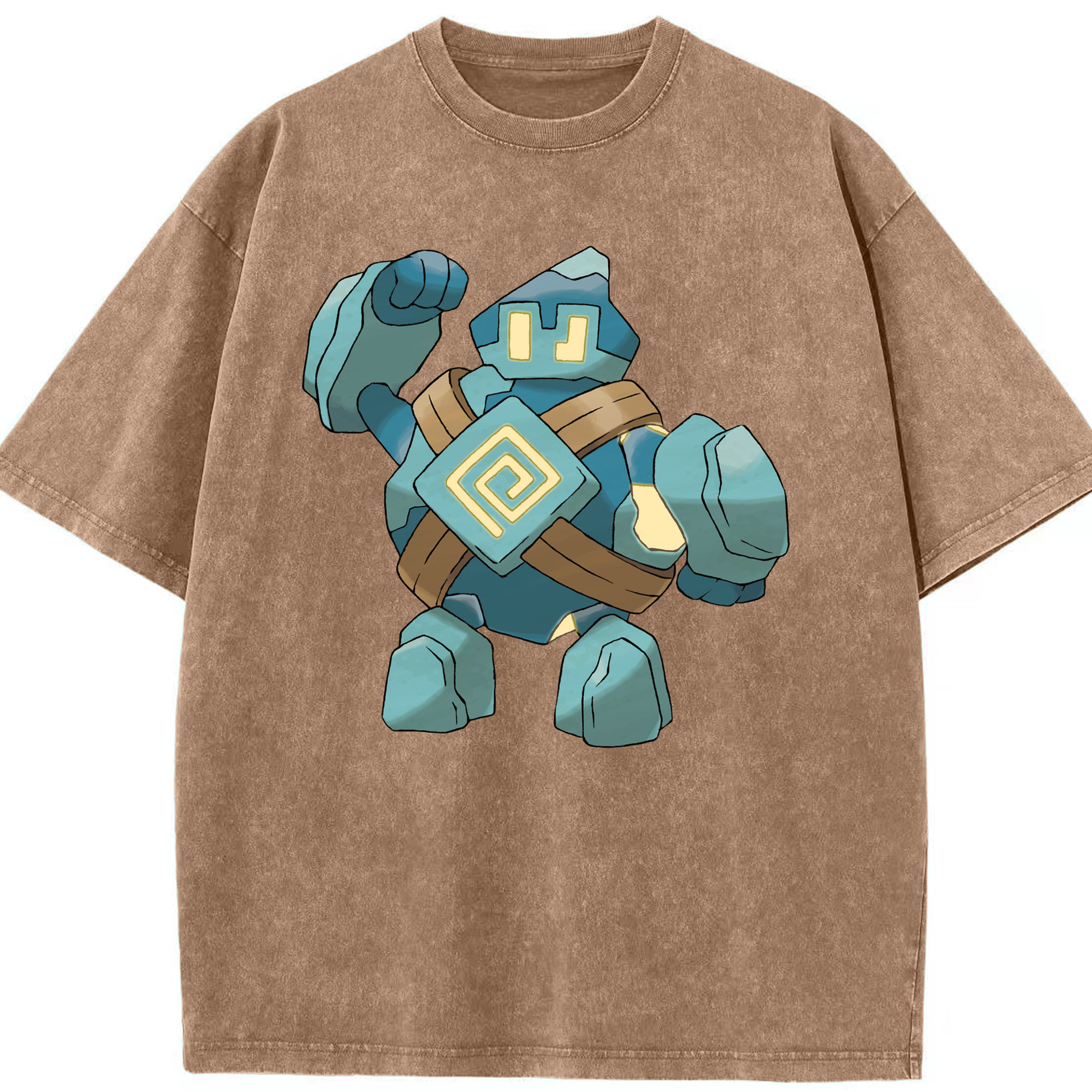 （画像用） ポケットモンスター Pokémon 綿100% ヴィンテージ風 半袖Tシャツ（フロントプリント）