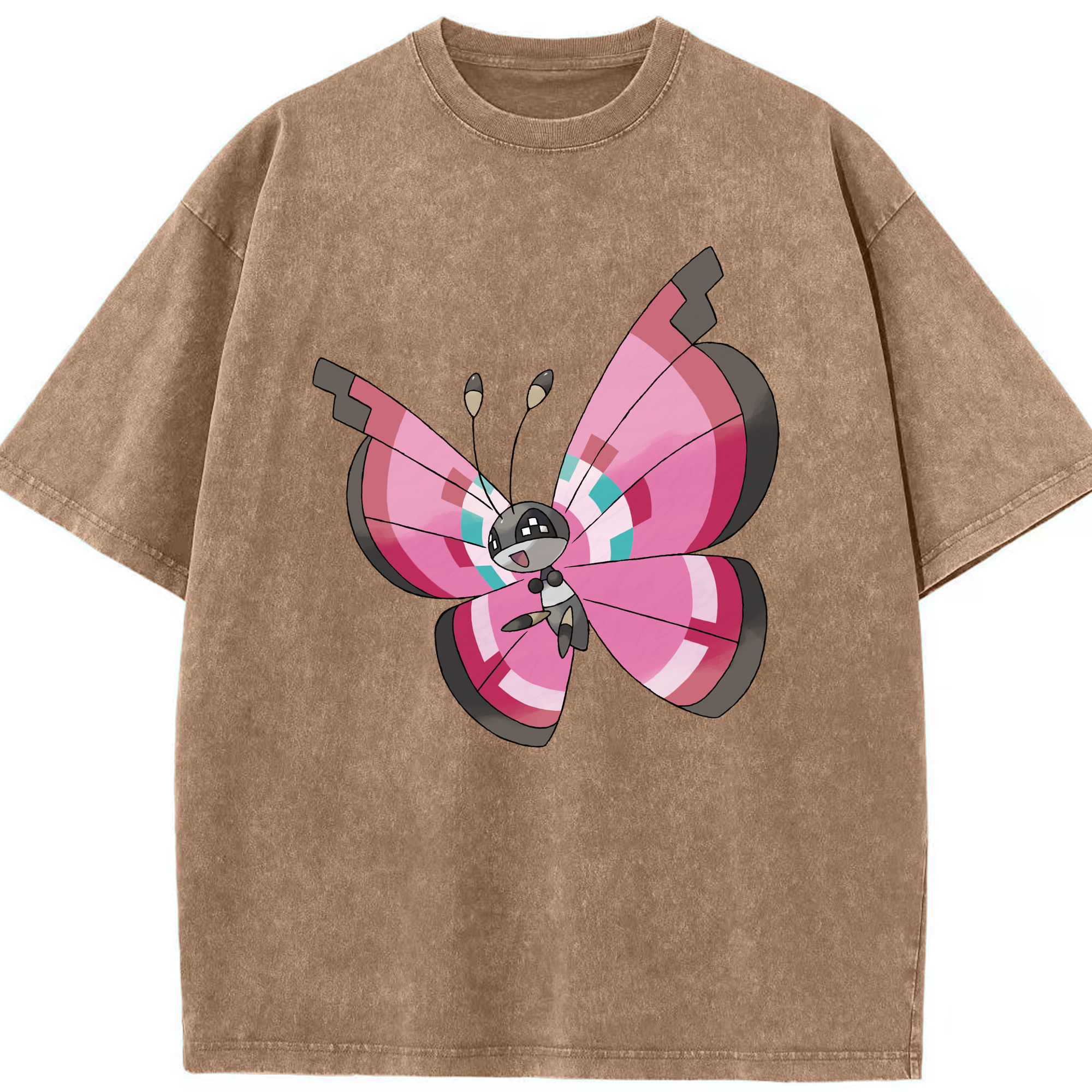 （画像用） ポケットモンスター Pokémon 綿100% ヴィンテージ風 半袖Tシャツ（フロントプリント）
