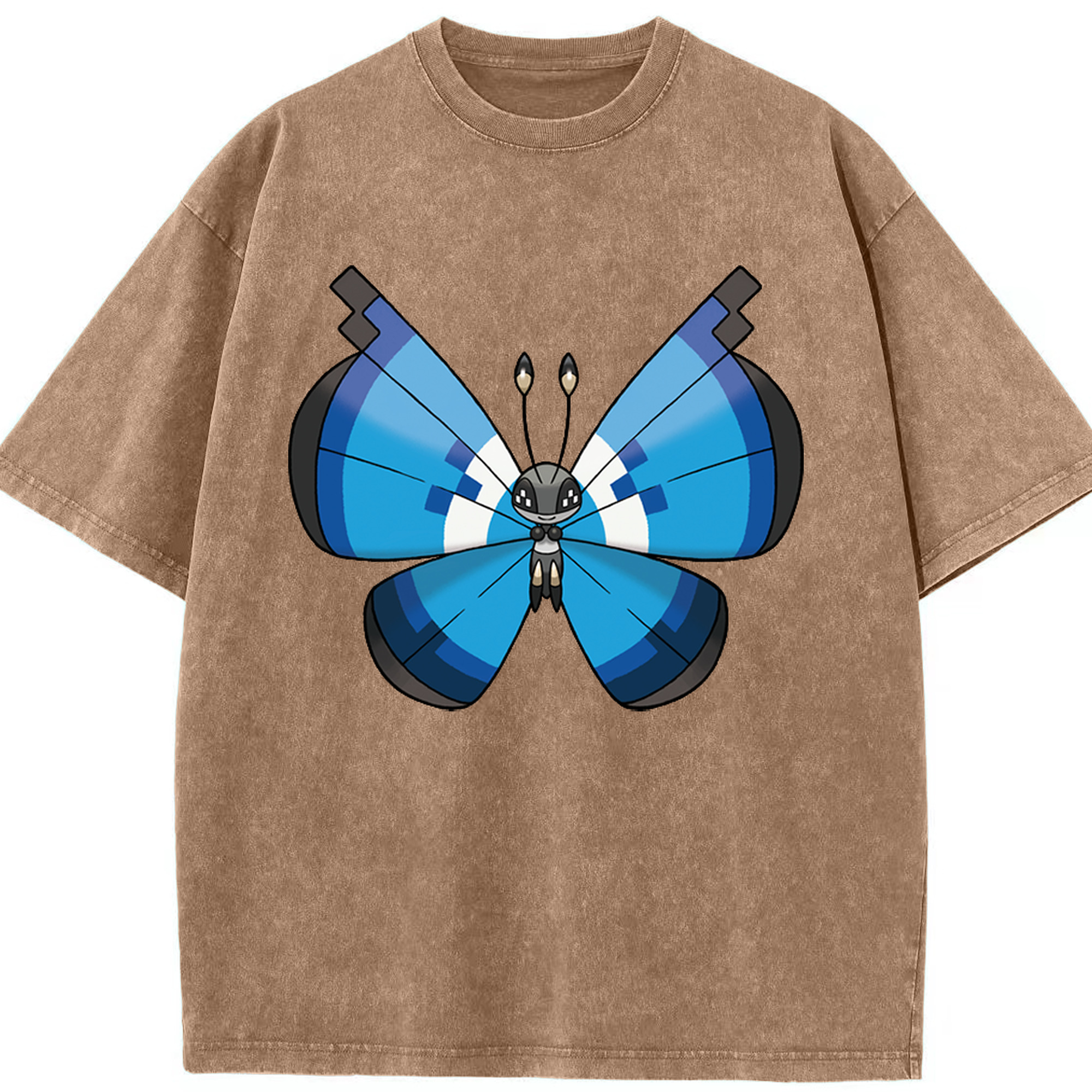 （画像用） ポケットモンスター Pokémon 綿100% ヴィンテージ風 半袖Tシャツ（フロントプリント）