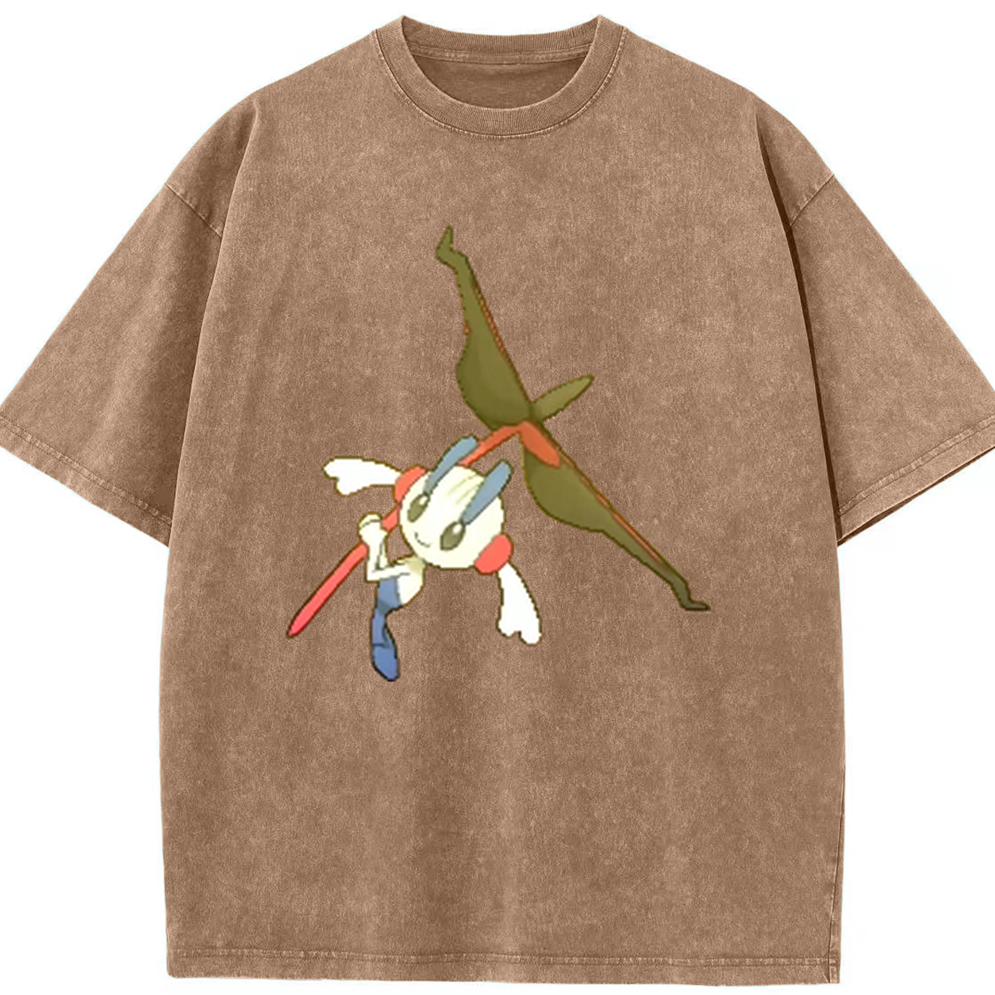 （画像用） ポケットモンスター Pokémon 綿100% ヴィンテージ風 半袖Tシャツ（フロントプリント）