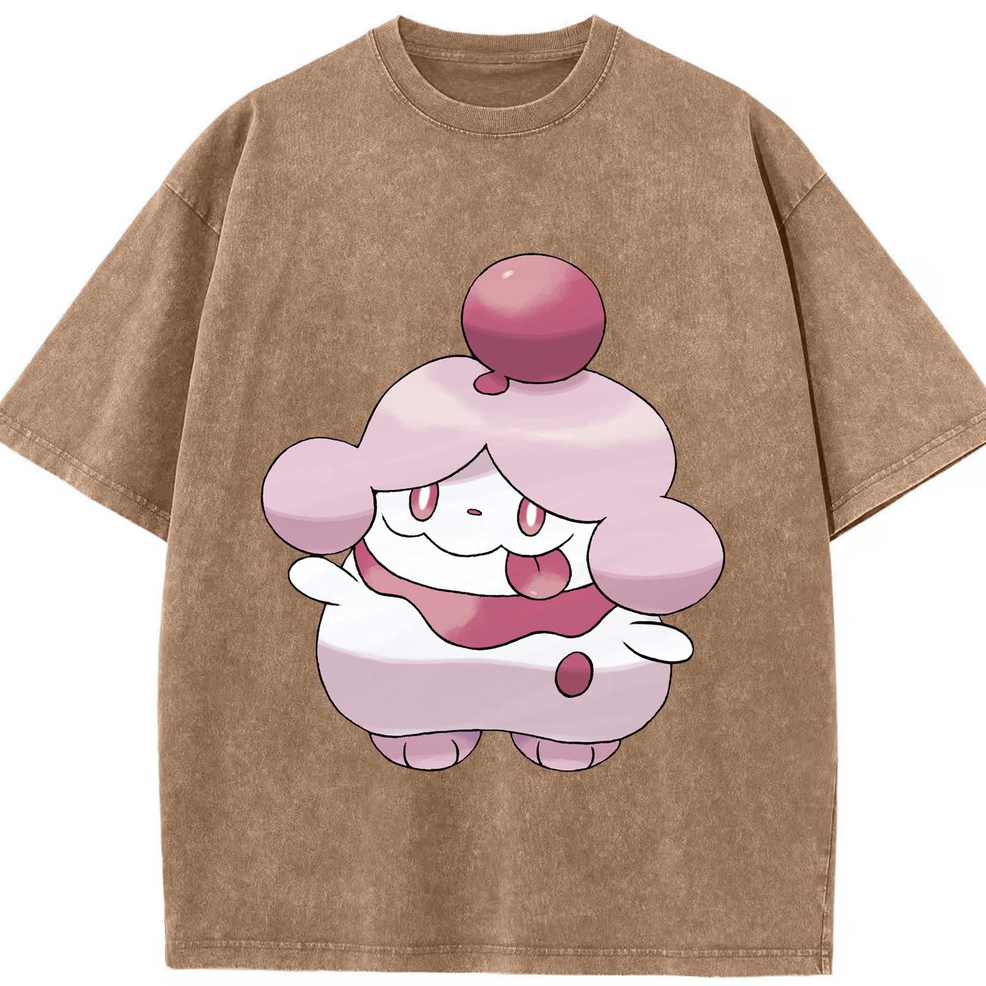 （画像用） ポケットモンスター Pokémon 綿100% ヴィンテージ風 半袖Tシャツ（フロントプリント）