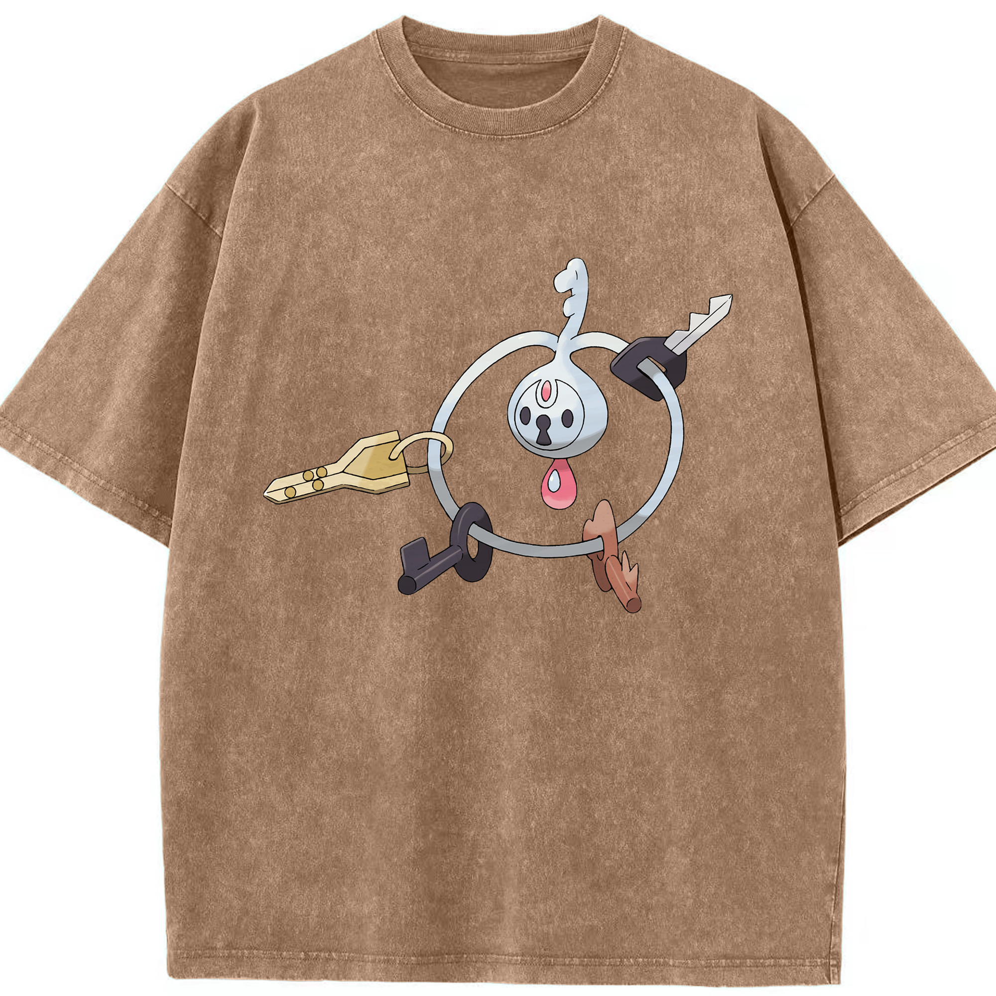 （画像用） ポケットモンスター Pokémon 綿100% ヴィンテージ風 半袖Tシャツ（フロントプリント）