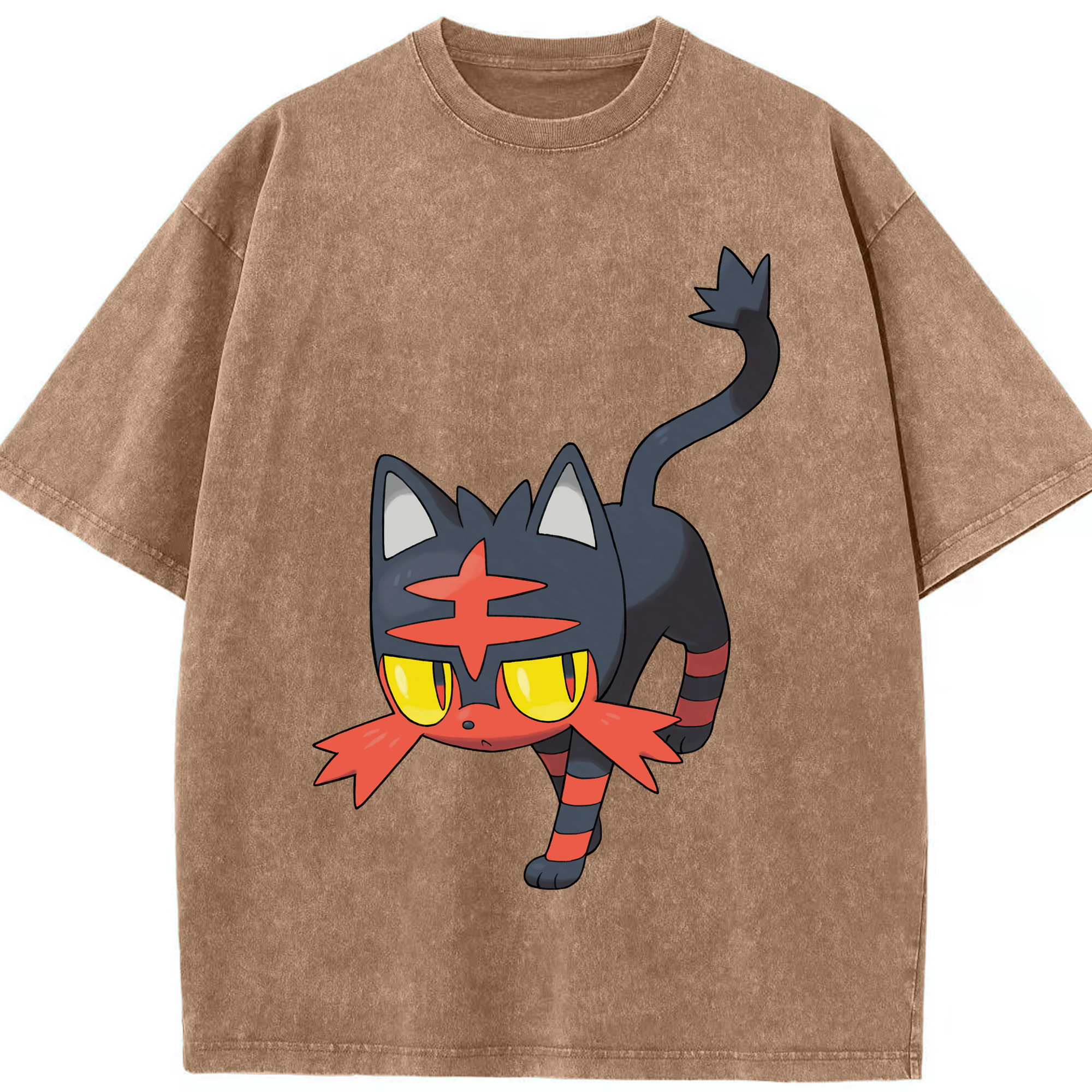 （画像用） ポケットモンスター Pokémon 綿100% ヴィンテージ風 半袖Tシャツ（フロントプリント）