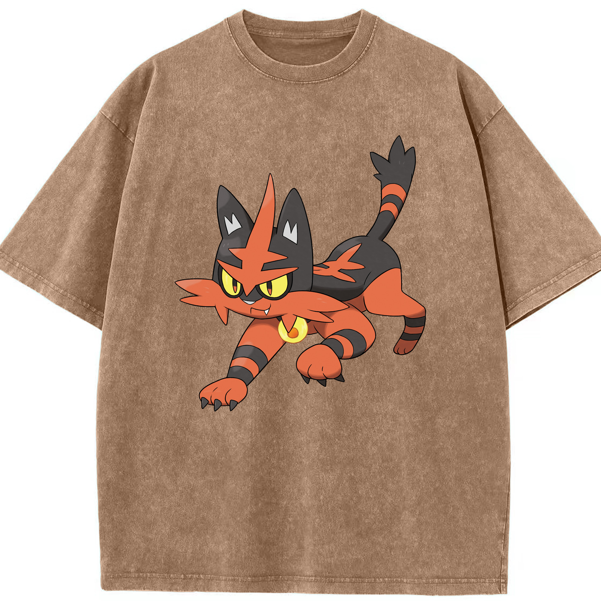 （画像用） ポケットモンスター Pokémon 綿100% ヴィンテージ風 半袖Tシャツ（フロントプリント）