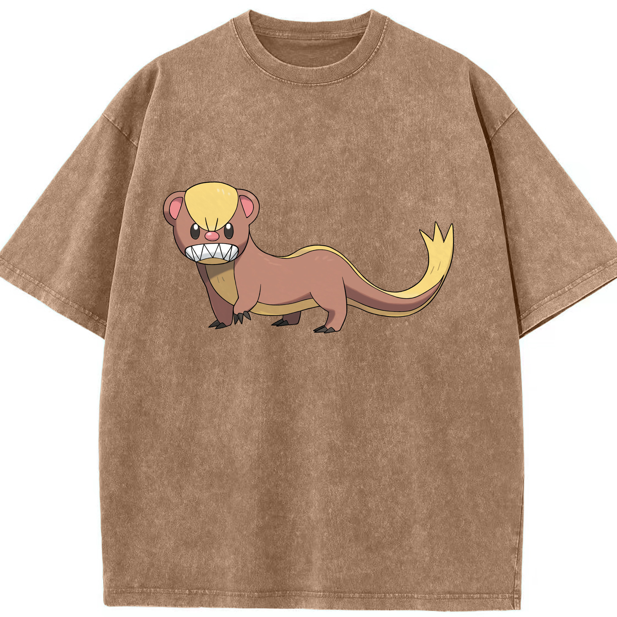 （画像用） ポケットモンスター Pokémon 綿100% ヴィンテージ風 半袖Tシャツ（フロントプリント）
