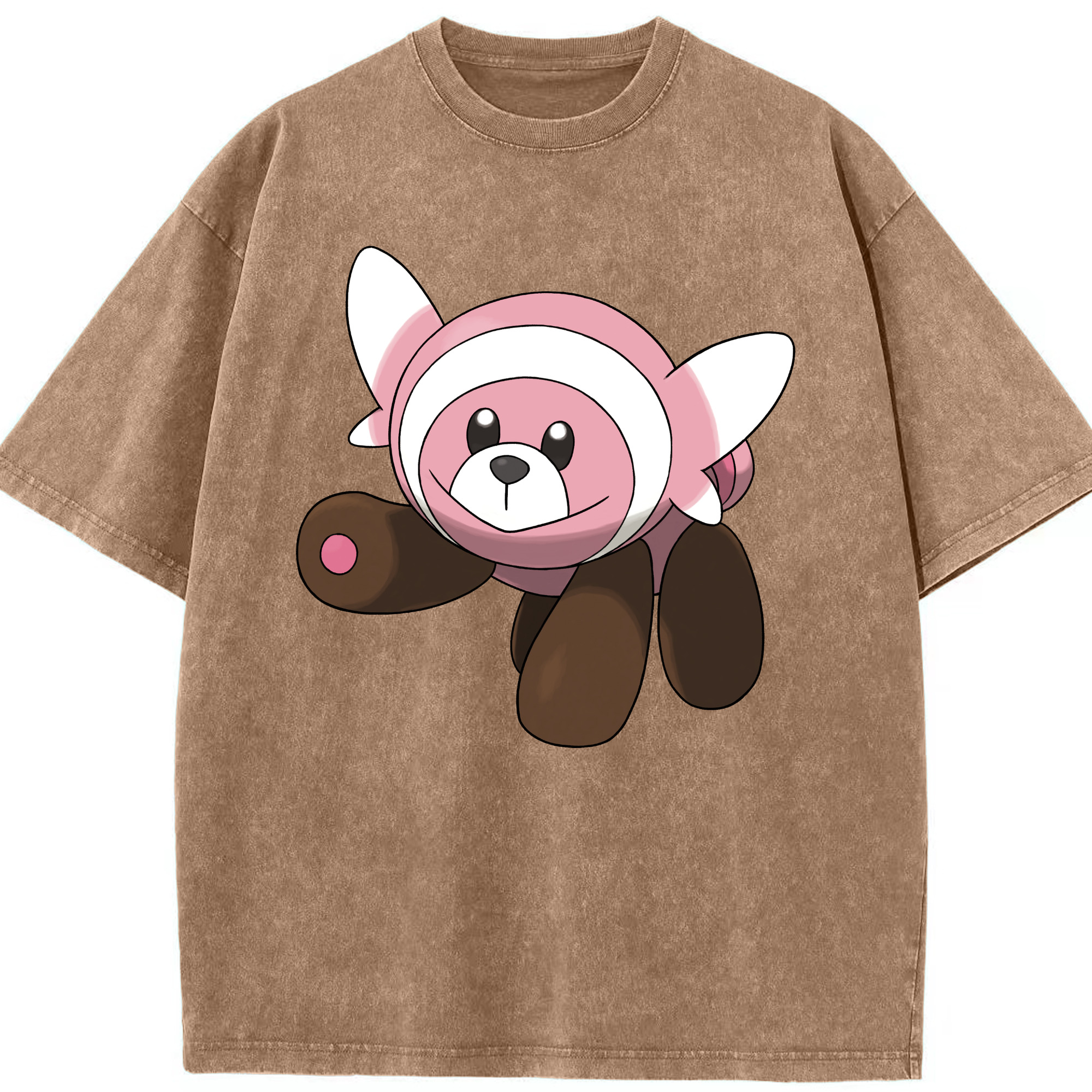 （画像用） ポケットモンスター Pokémon 綿100% ヴィンテージ風 半袖Tシャツ（フロントプリント）
