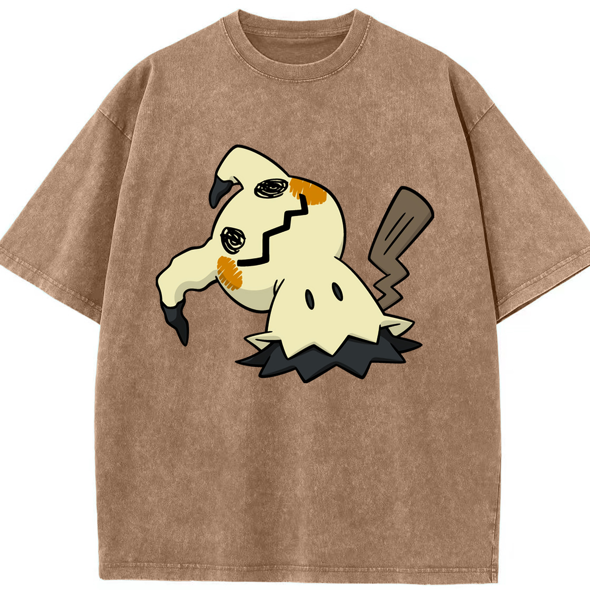 （画像用） ポケットモンスター Pokémon 綿100% ヴィンテージ風 半袖Tシャツ（フロントプリント）