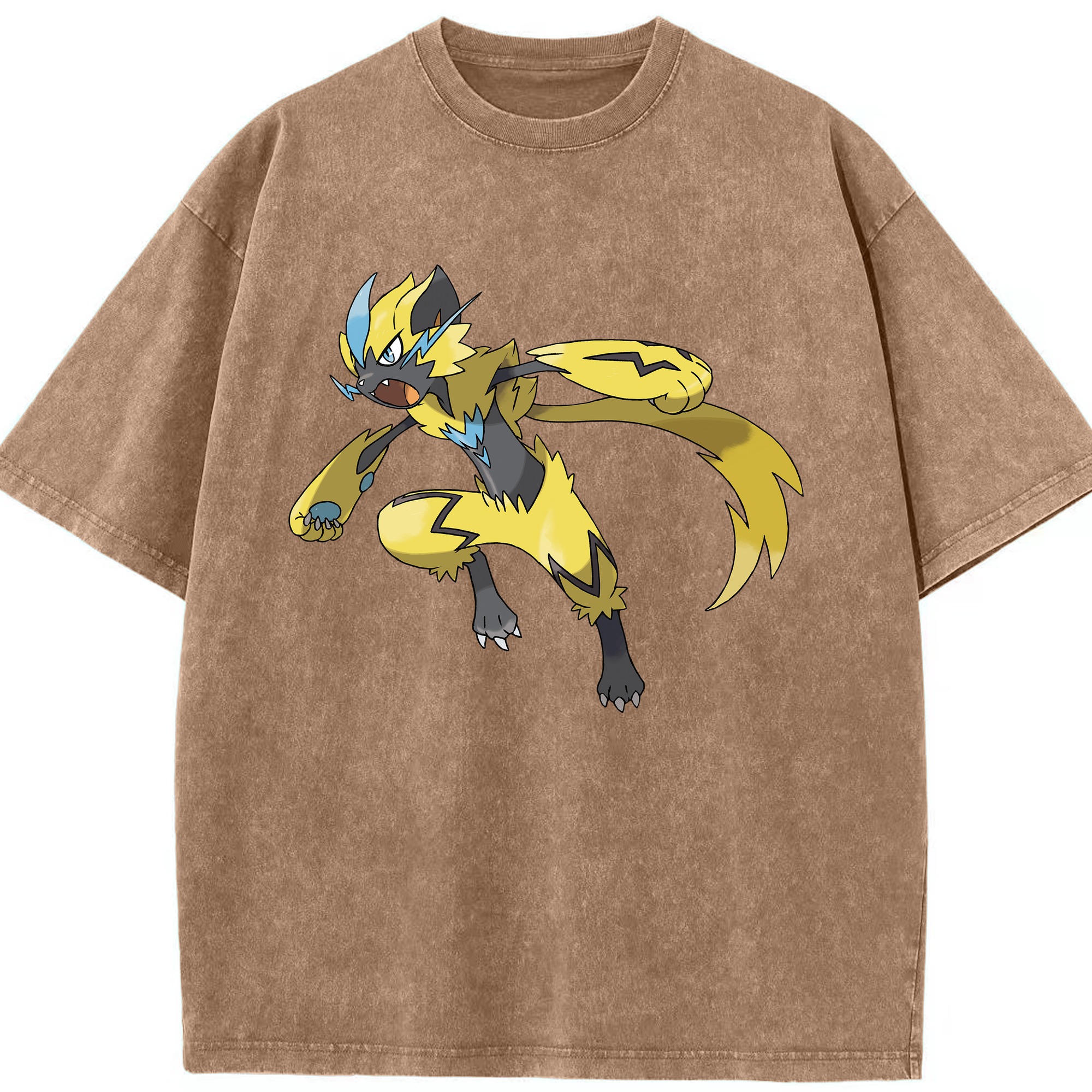（画像用） ポケットモンスター Pokémon 綿100% ヴィンテージ風 半袖Tシャツ（フロントプリント）