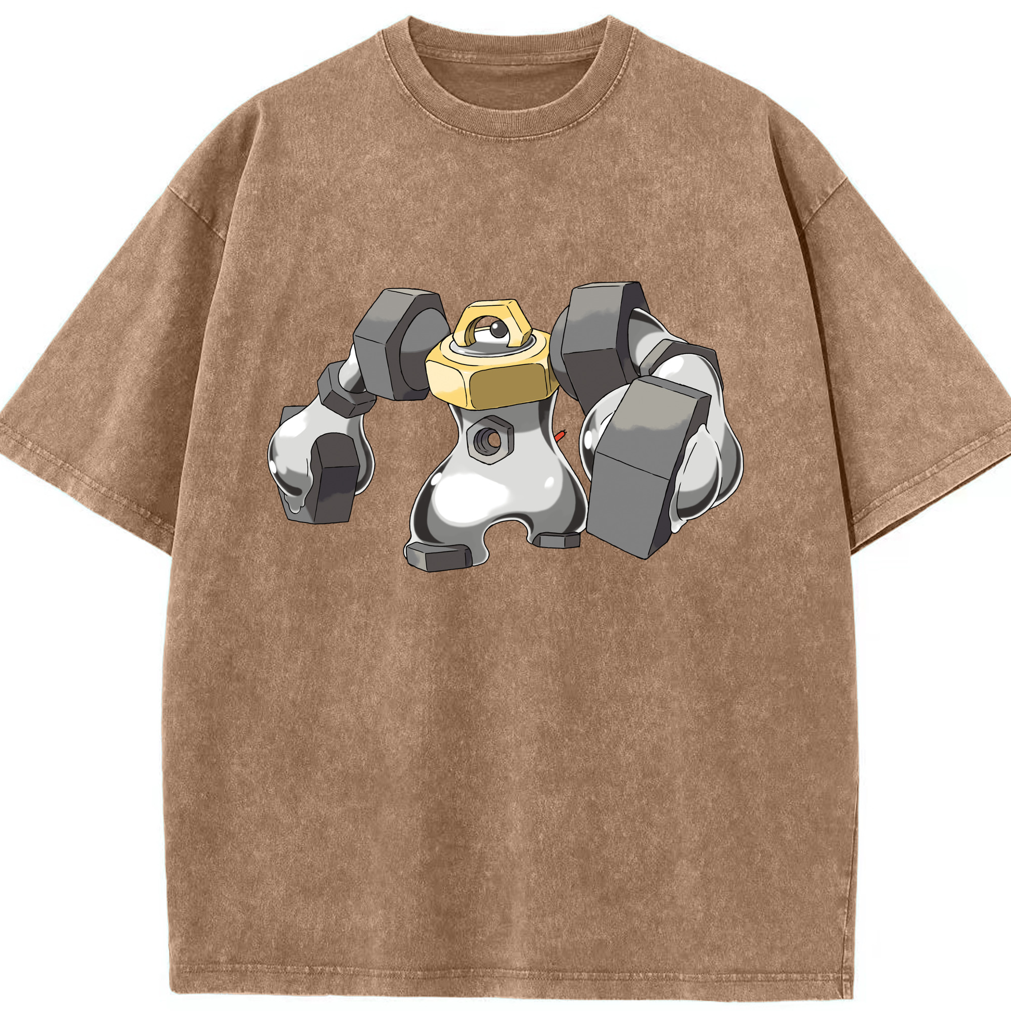 （画像用） ポケットモンスター Pokémon 綿100% ヴィンテージ風 半袖Tシャツ（フロントプリント）
