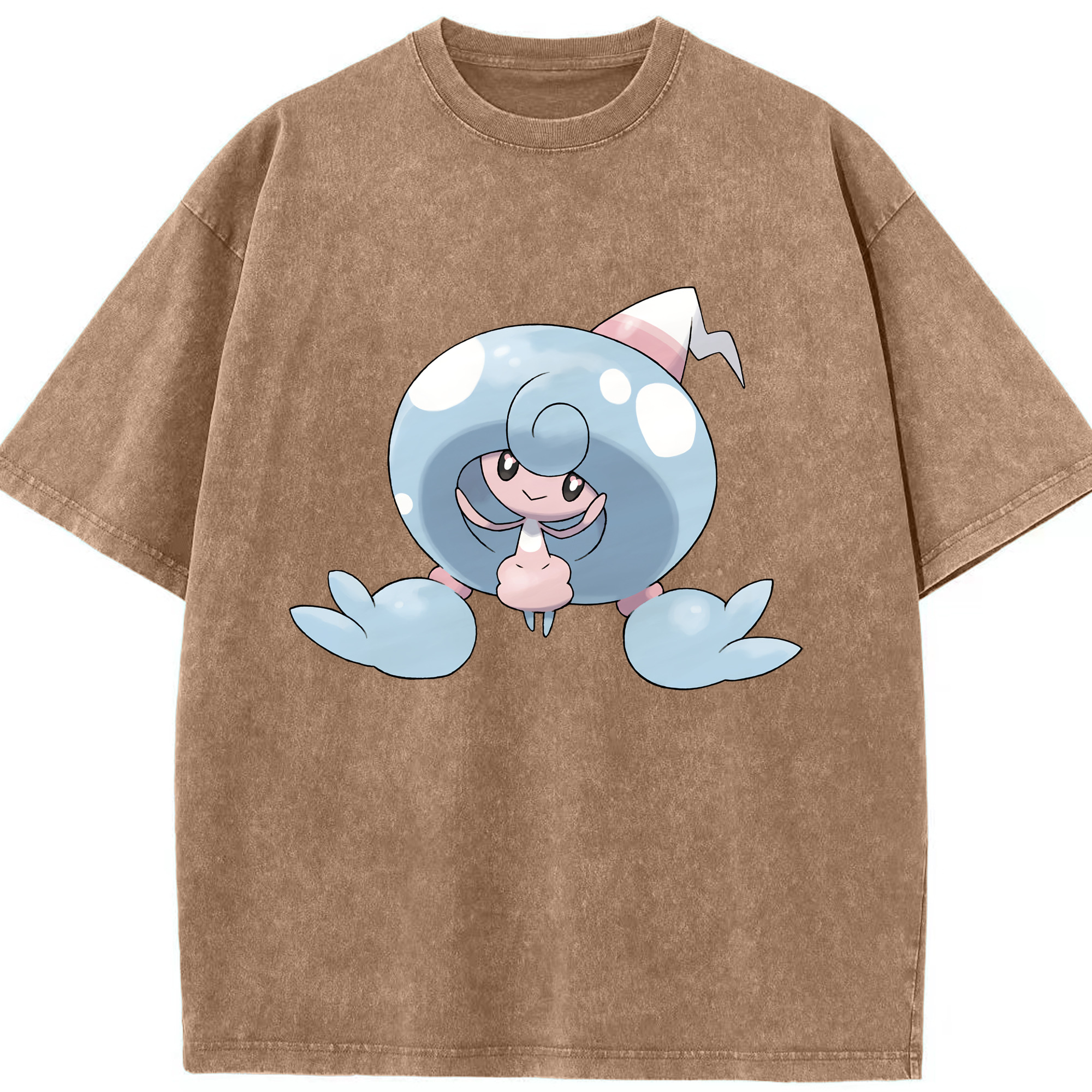 （画像用） ポケットモンスター Pokémon 綿100% ヴィンテージ風 半袖Tシャツ（フロントプリント）