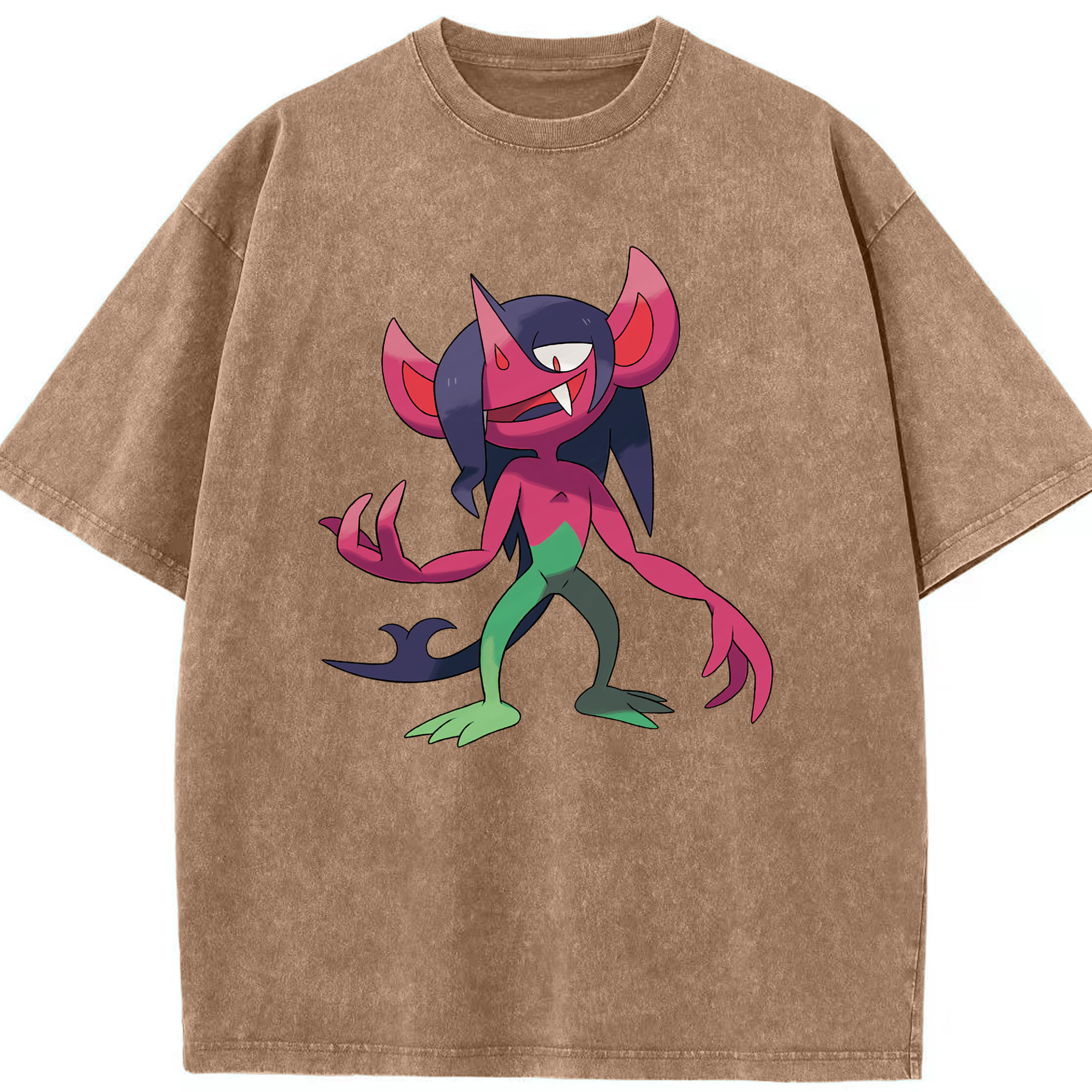（画像用） ポケットモンスター Pokémon 綿100% ヴィンテージ風 半袖Tシャツ（フロントプリント）
