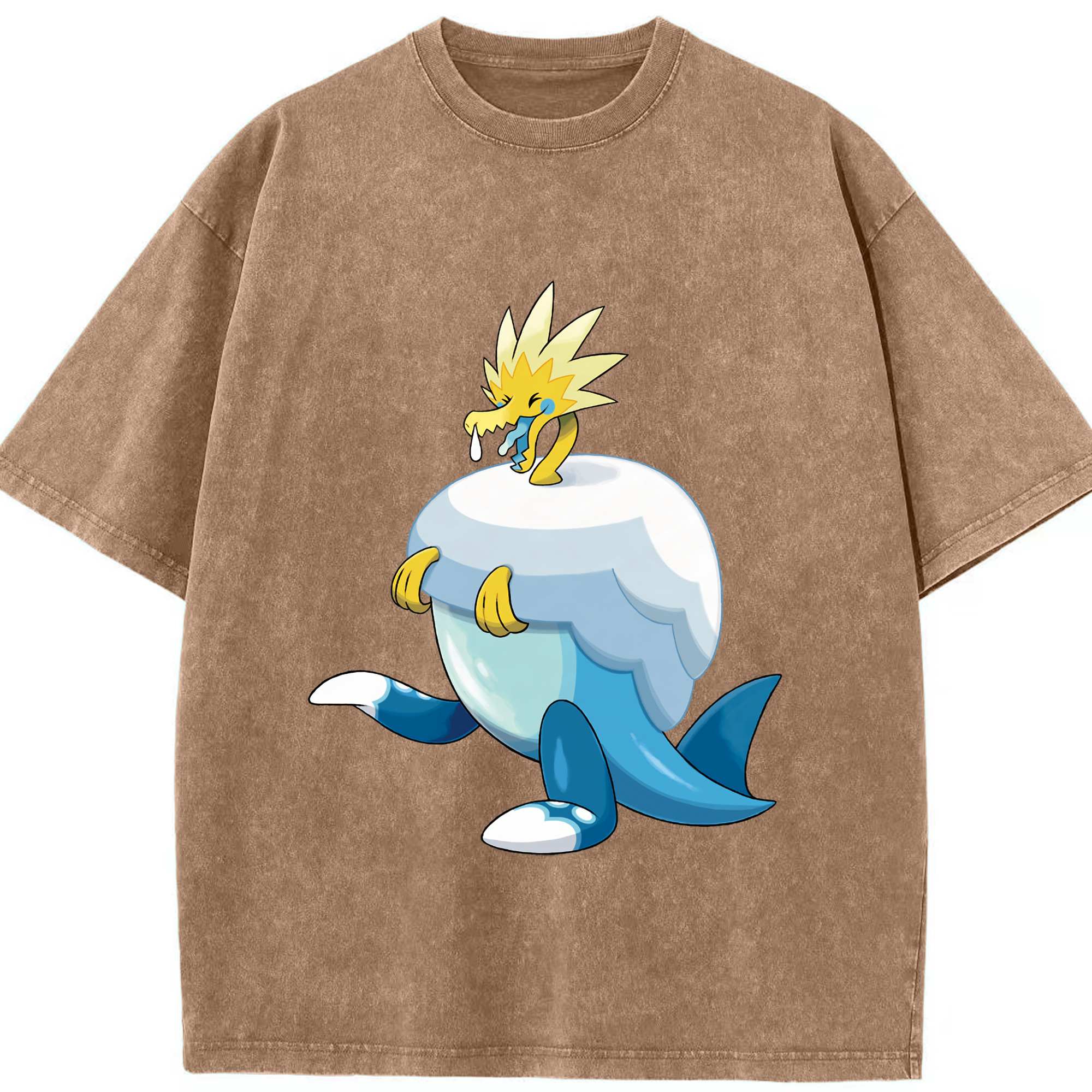 （画像用） ポケットモンスター Pokémon 綿100% ヴィンテージ風 半袖Tシャツ（フロントプリント）