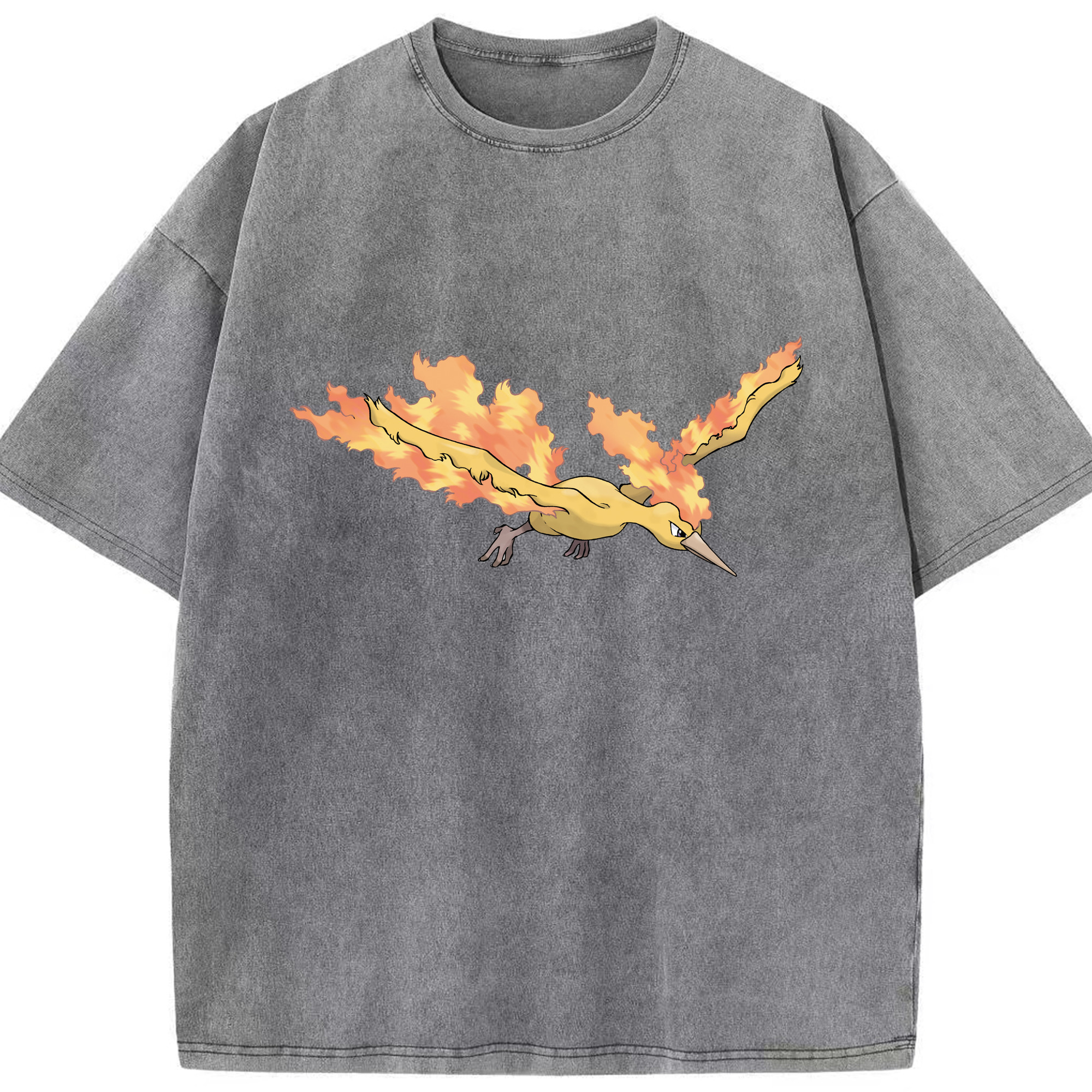 （画像用） ポケットモンスター Pokémon 綿100% ヴィンテージ風 半袖Tシャツ（フロントプリント）