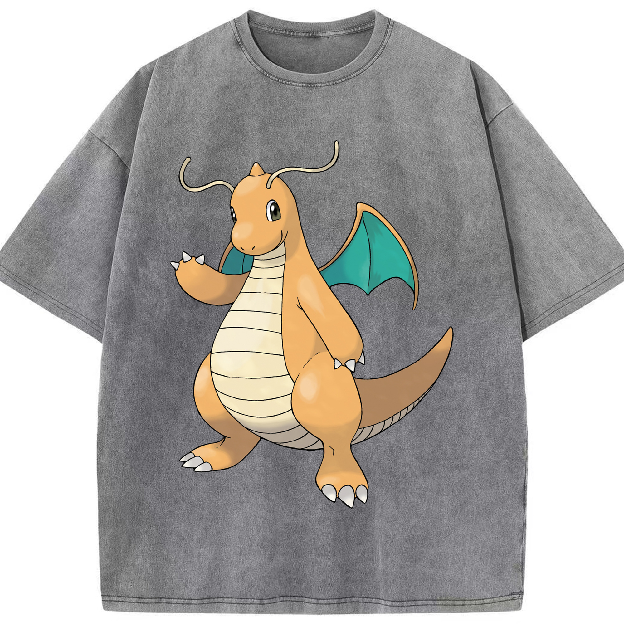 （画像用） ポケットモンスター Pokémon 綿100% ヴィンテージ風 半袖Tシャツ（フロントプリント）