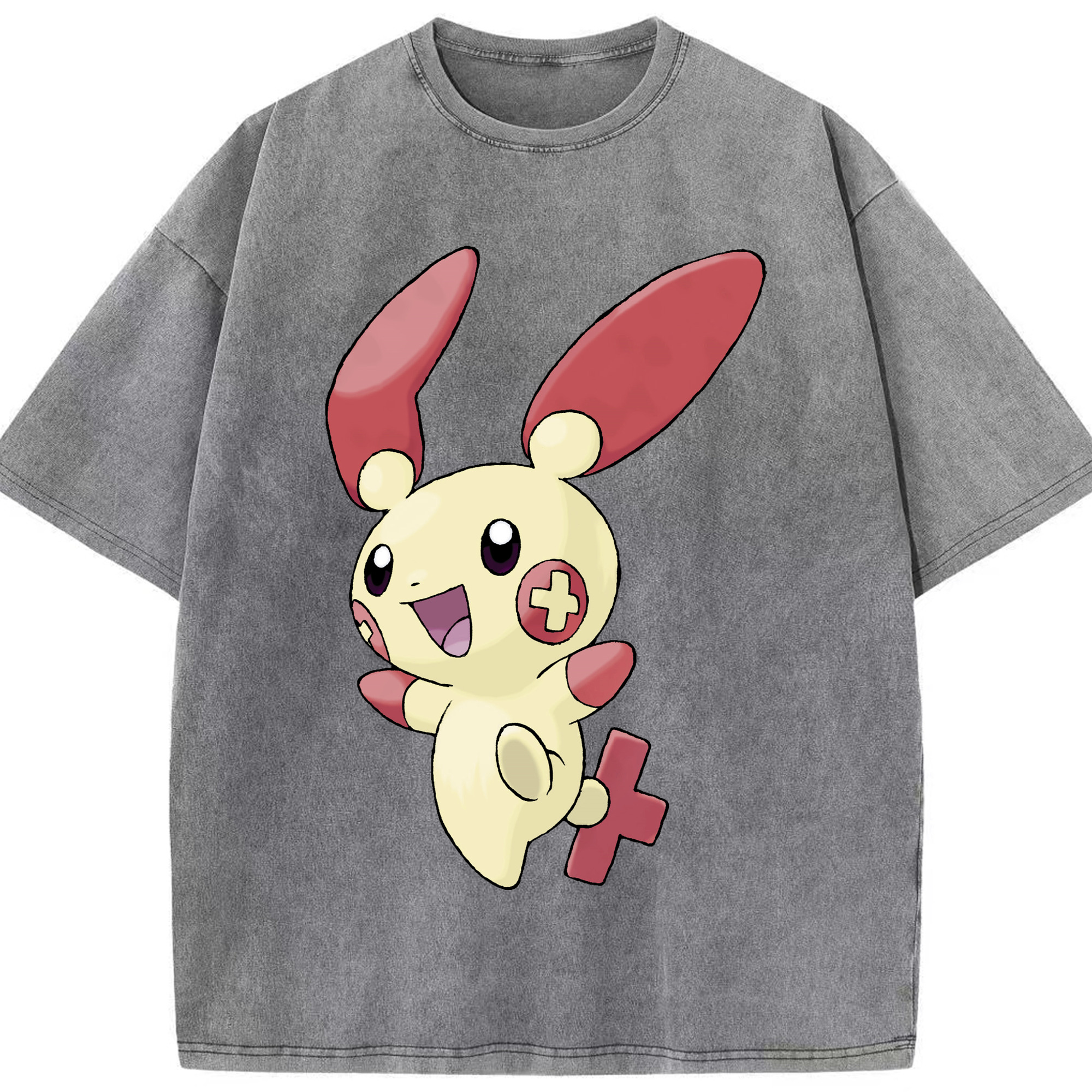（画像用） ポケットモンスター Pokémon 綿100% ヴィンテージ風 半袖Tシャツ（フロントプリント）