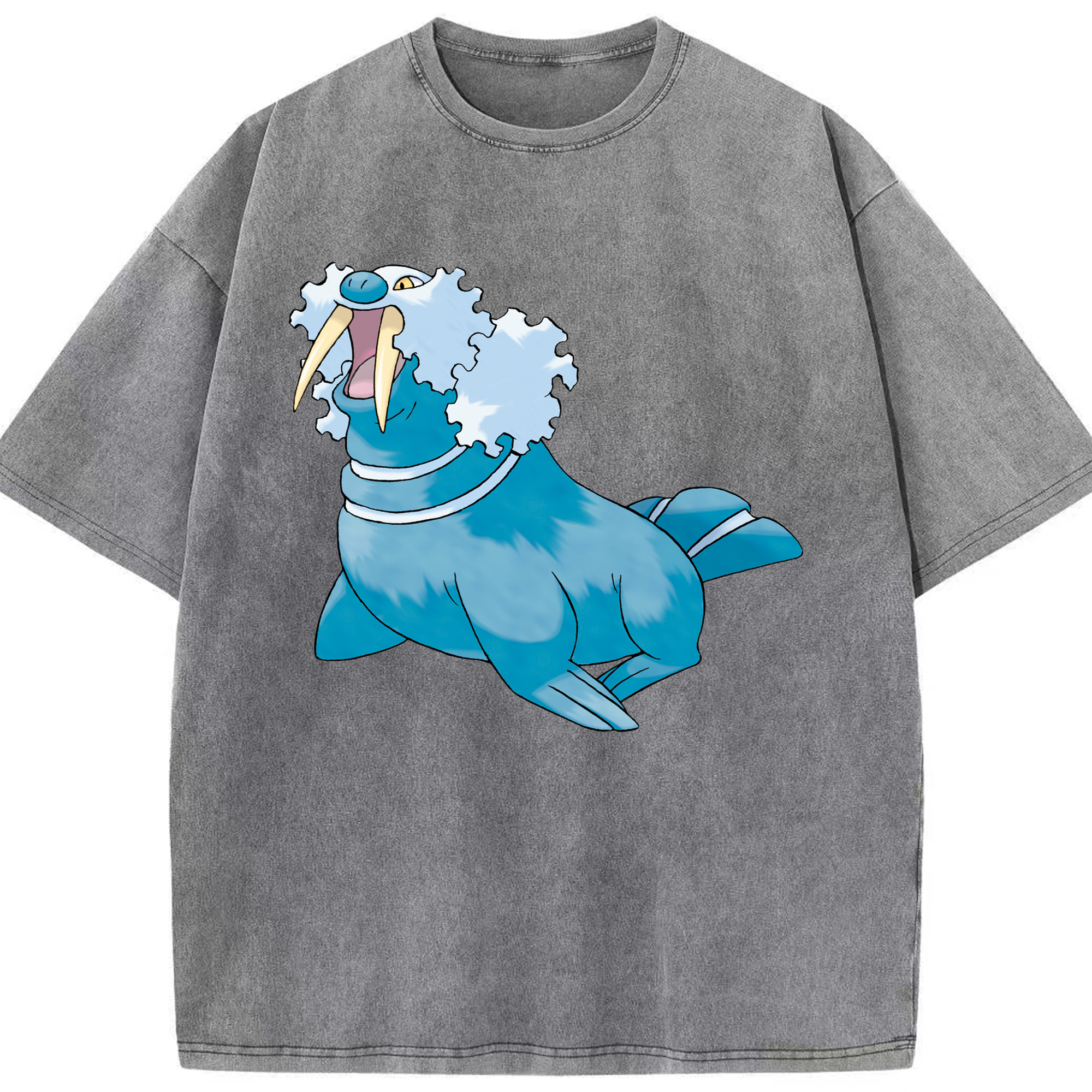 （画像用） ポケットモンスター Pokémon 綿100% ヴィンテージ風 半袖Tシャツ（フロントプリント）
