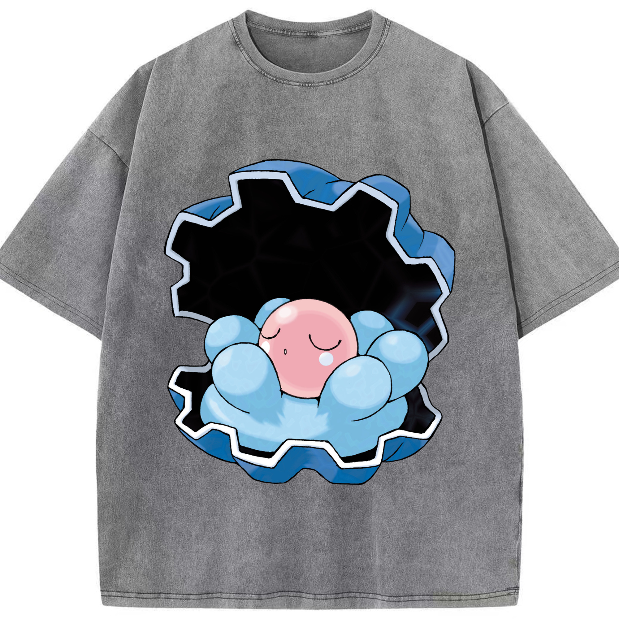 （画像用） ポケットモンスター Pokémon 綿100% ヴィンテージ風 半袖Tシャツ（フロントプリント）