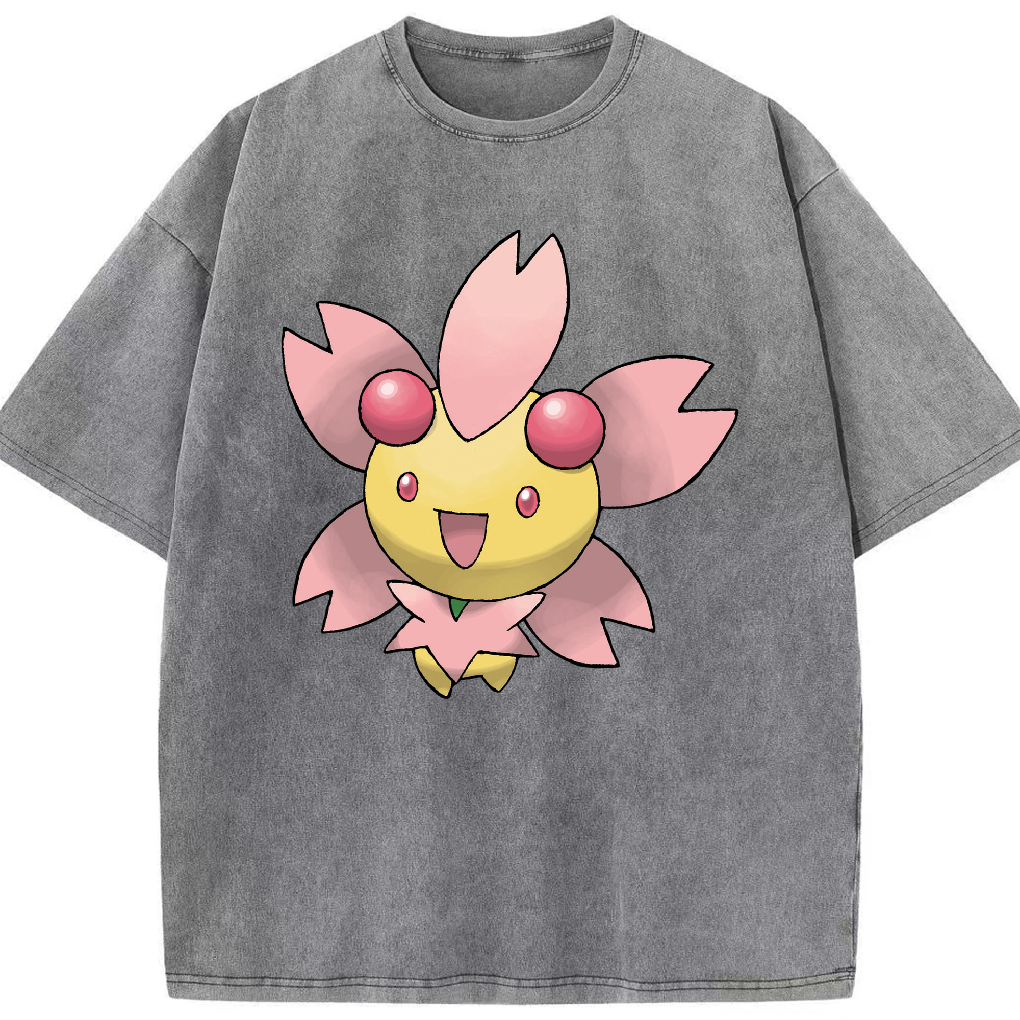 （画像用） ポケットモンスター Pokémon 綿100% ヴィンテージ風 半袖Tシャツ（フロントプリント）