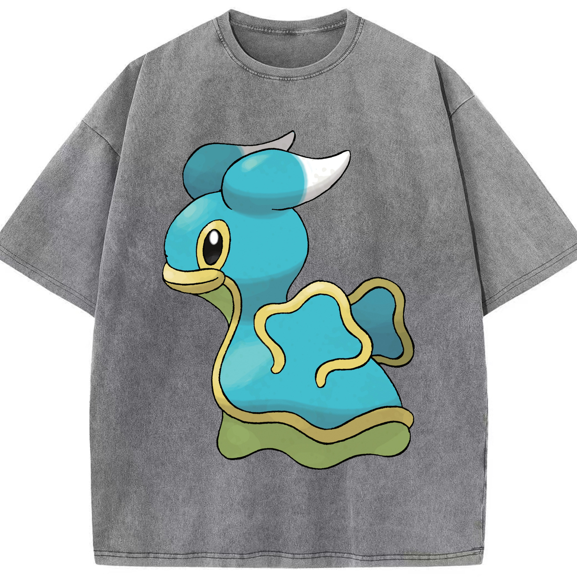 （画像用） ポケットモンスター Pokémon 綿100% ヴィンテージ風 半袖Tシャツ（フロントプリント）