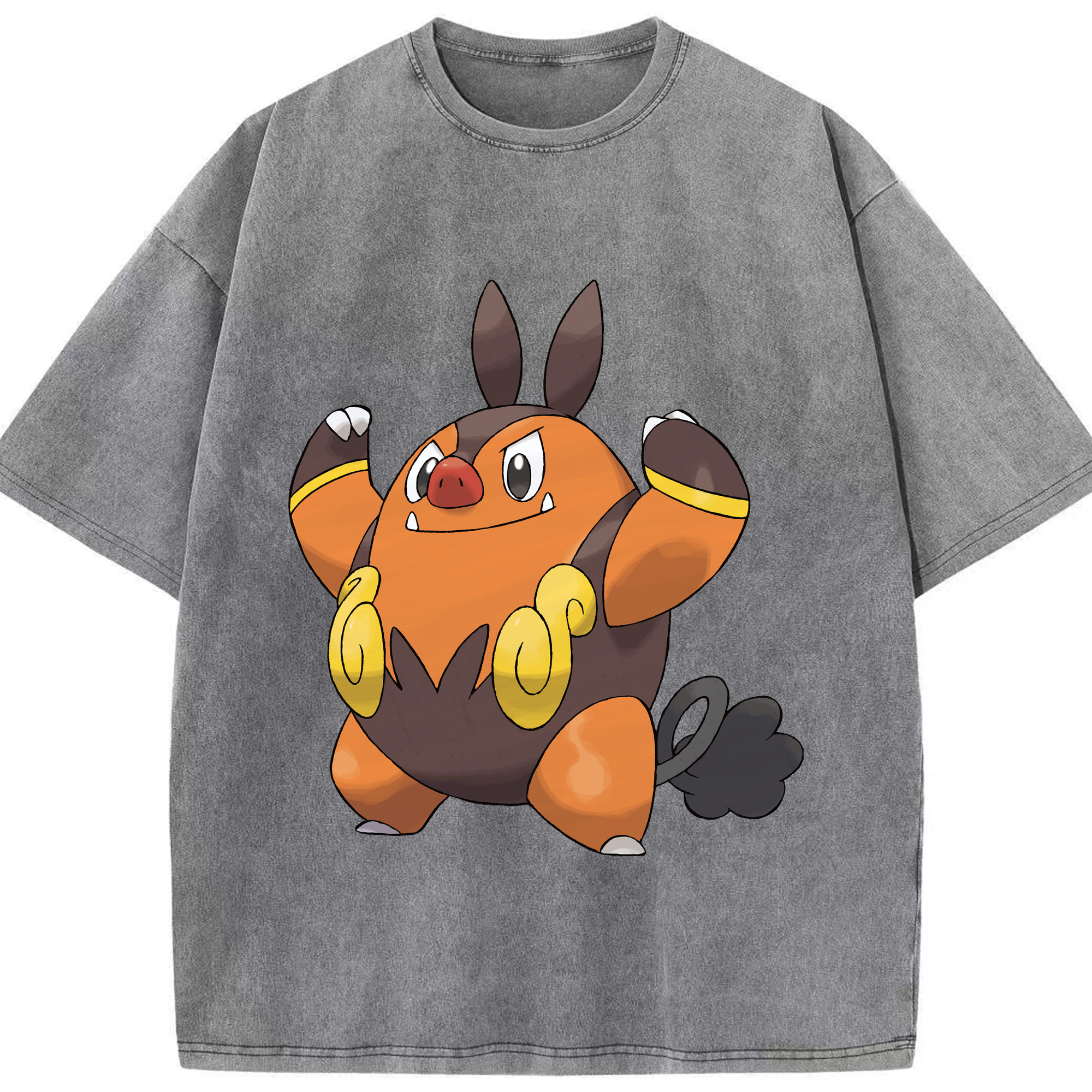 （画像用） ポケットモンスター Pokémon 綿100% ヴィンテージ風 半袖Tシャツ（フロントプリント）